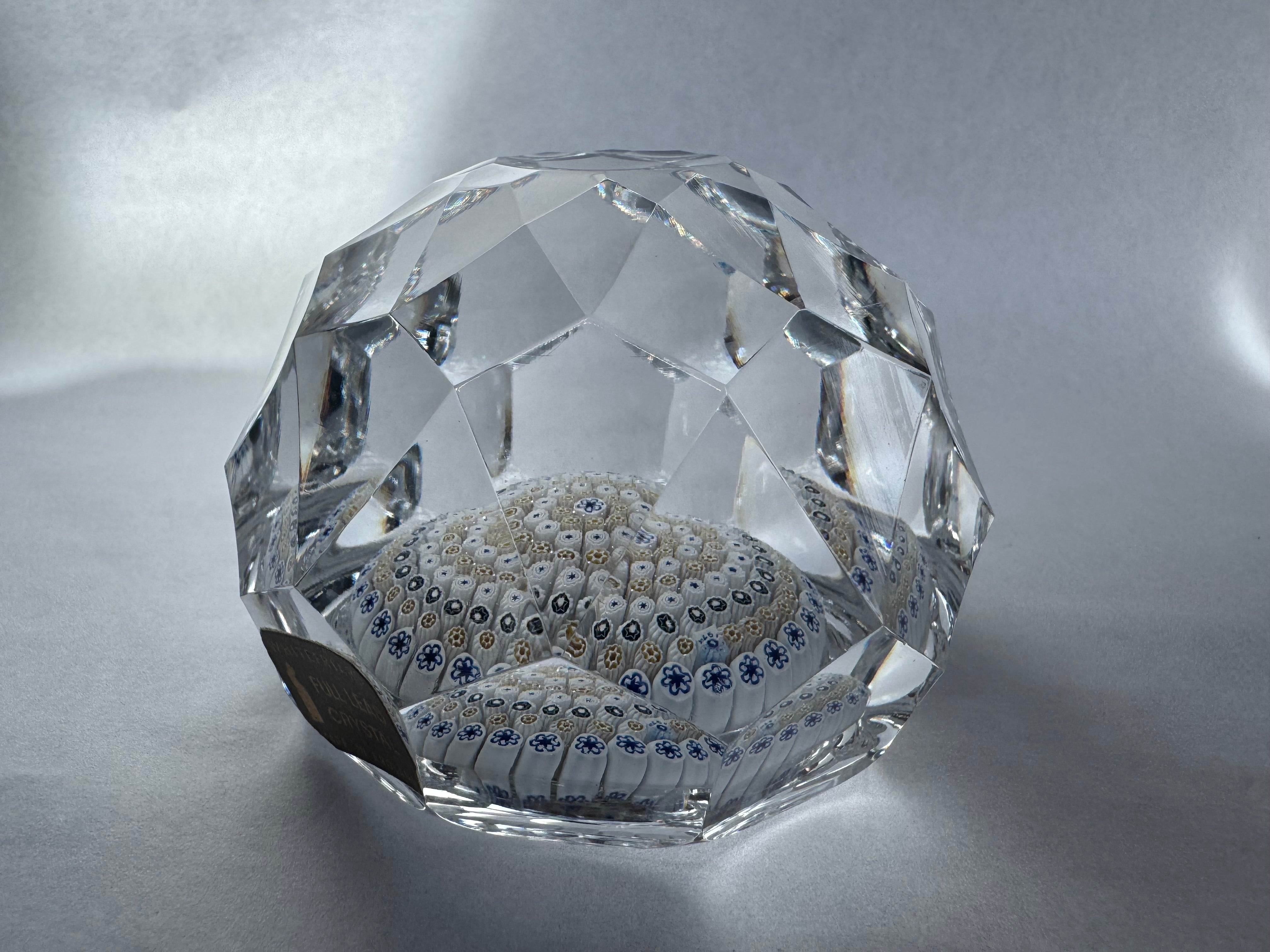 Whitefriars Full Lead Crystal Paperweight