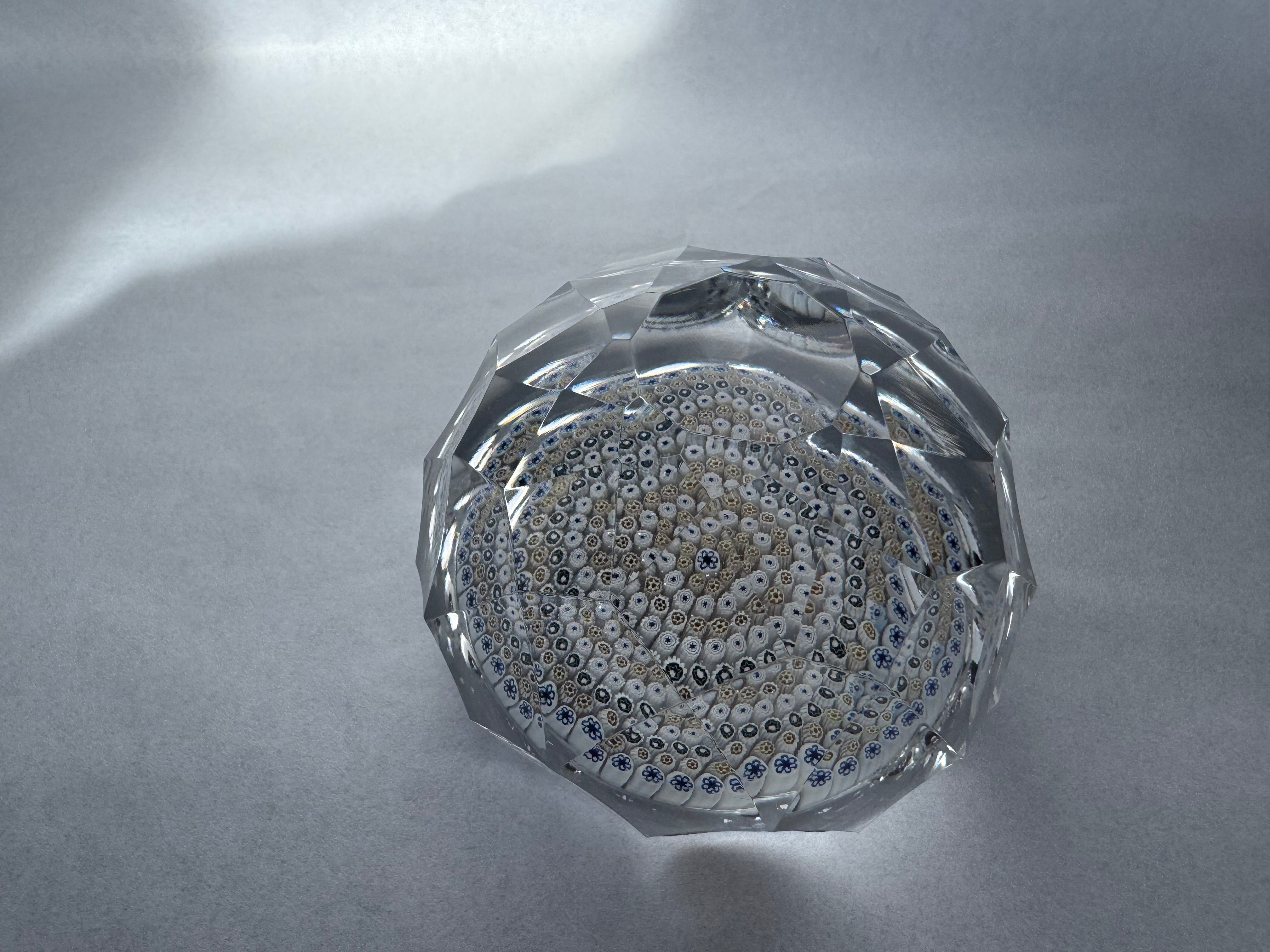 Whitefriars Full Lead Crystal Paperweight
