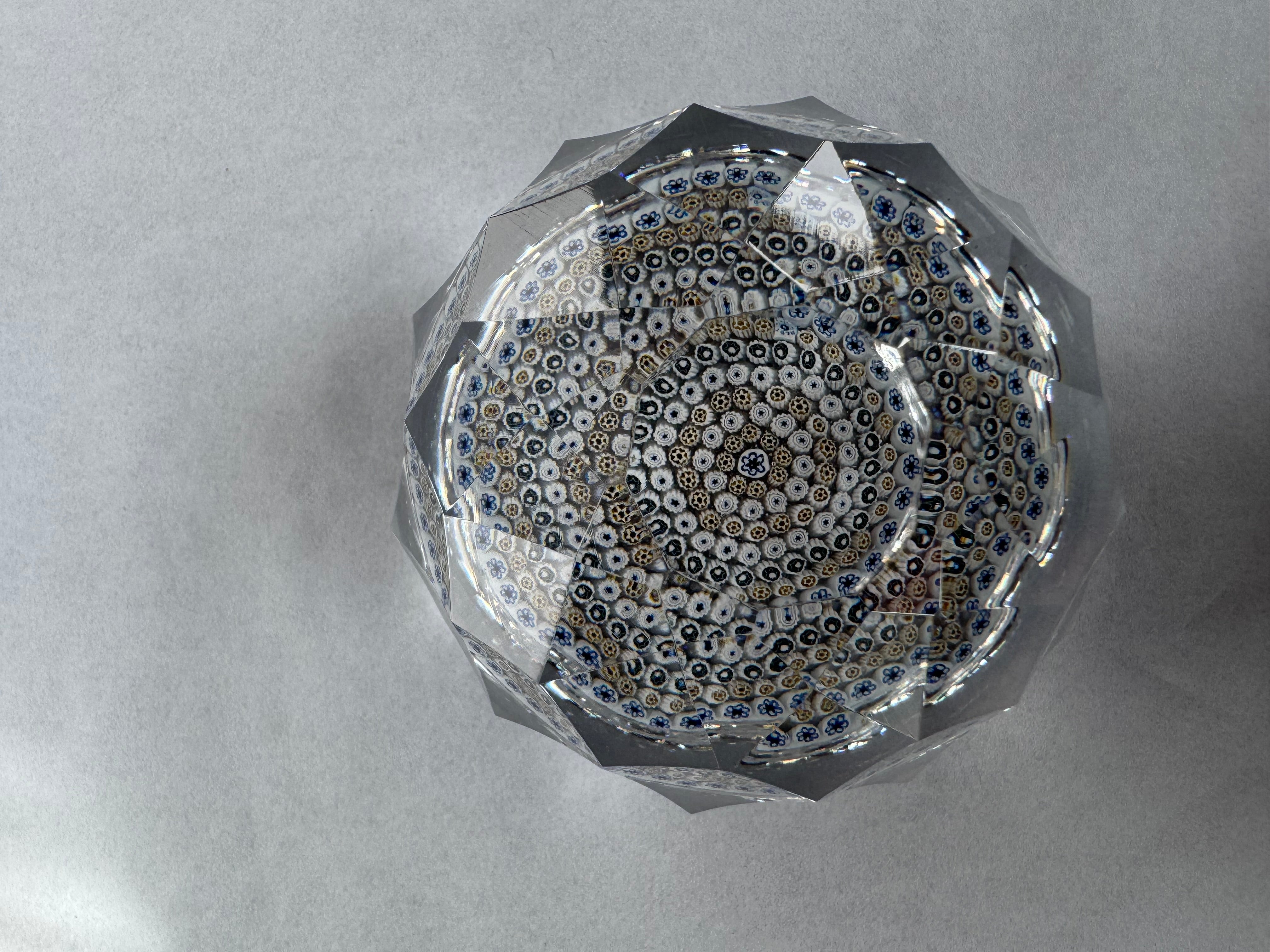 Whitefriars Full Lead Crystal Paperweight