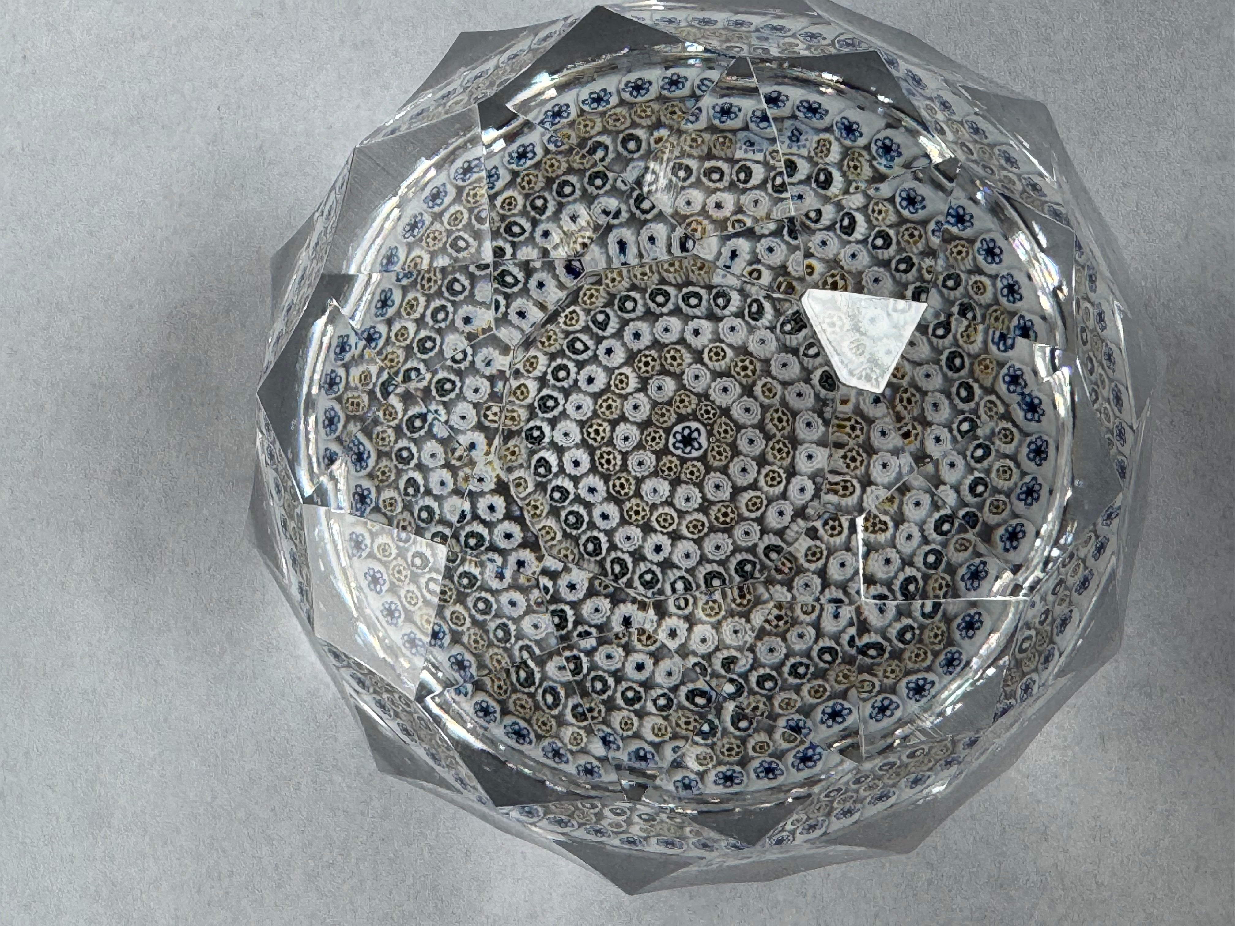 Whitefriars Full Lead Crystal Paperweight