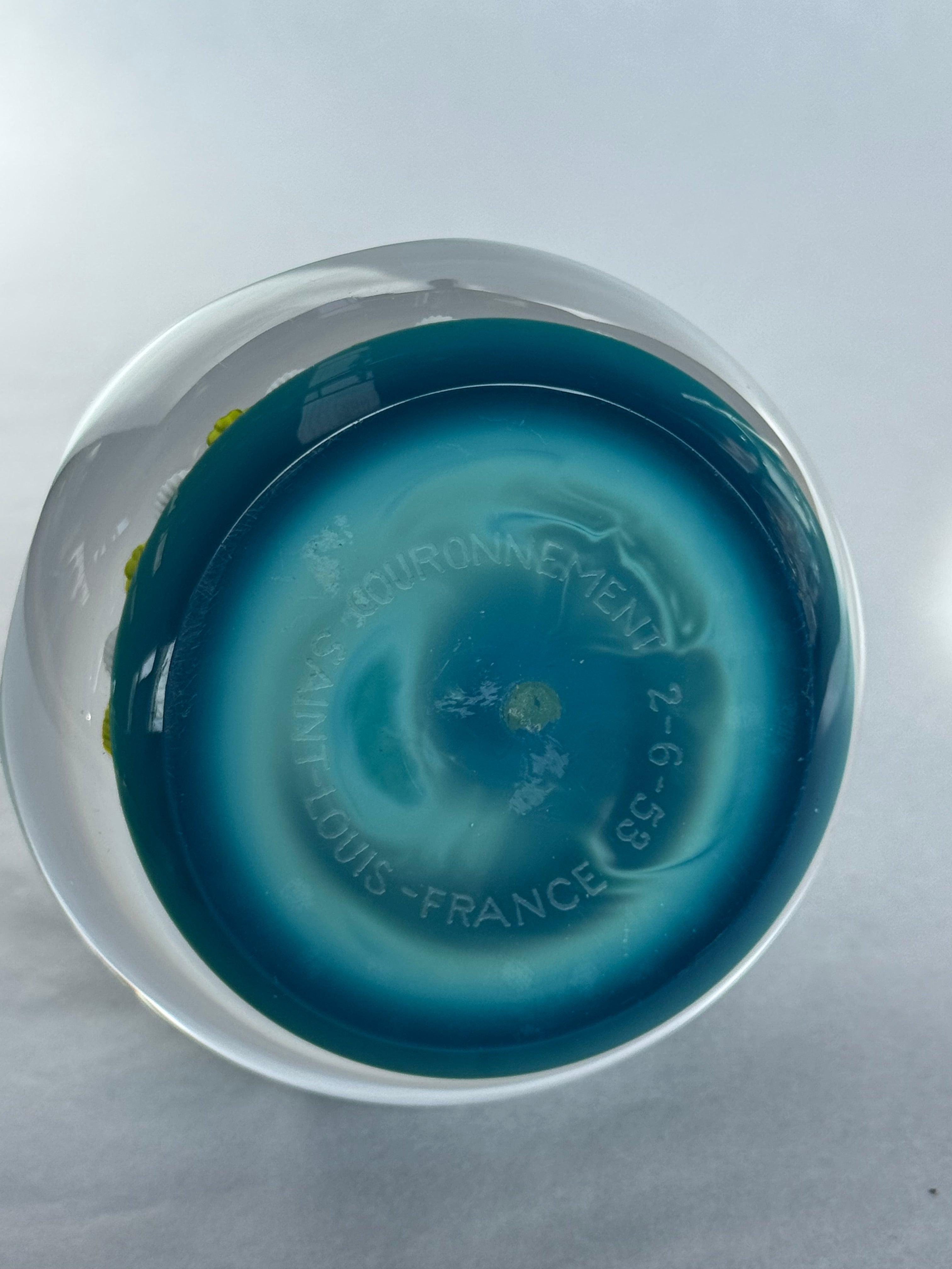 St Louis France Coronation 2/6/53 Paperweight
