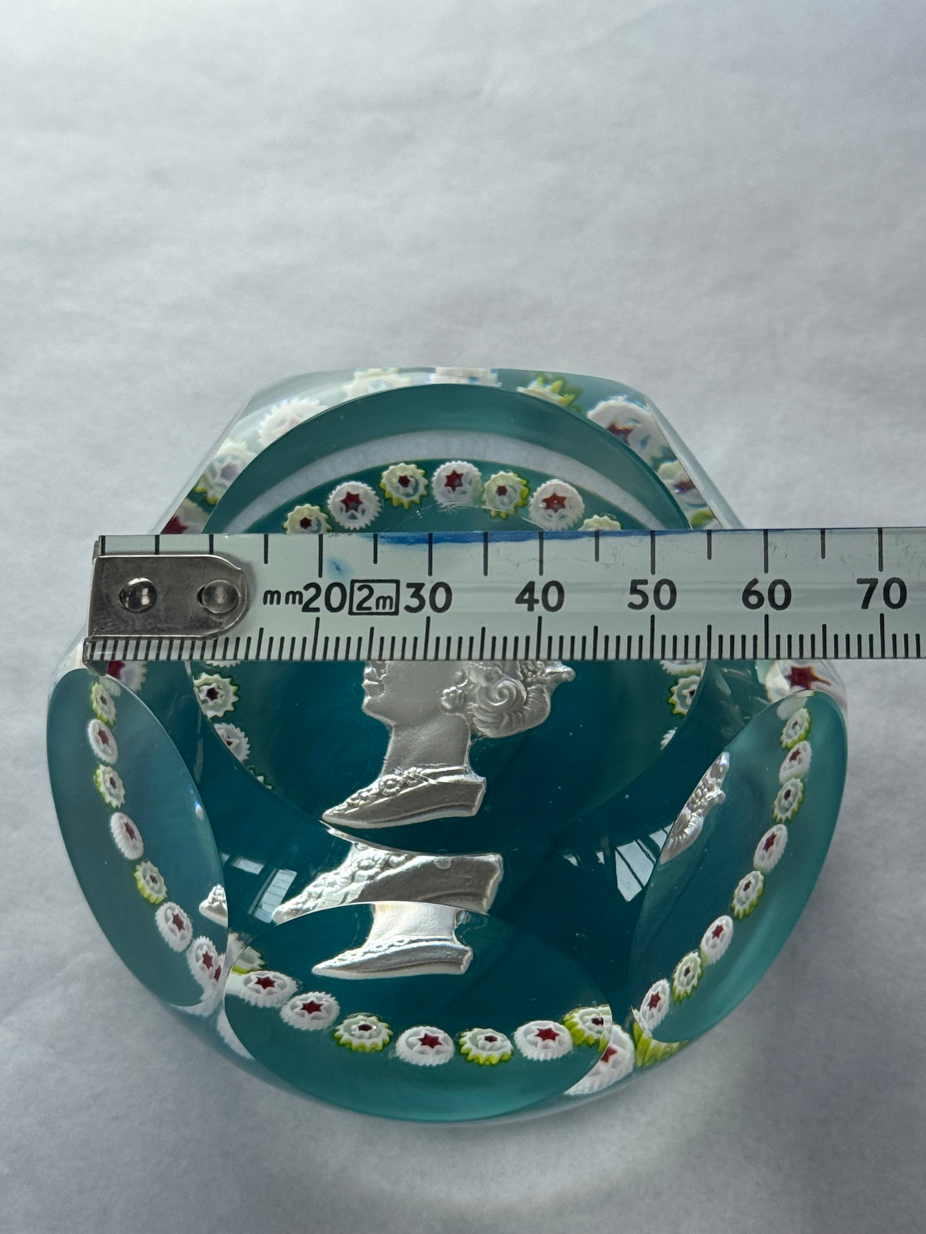 St Louis France Coronation 2/6/53 Paperweight