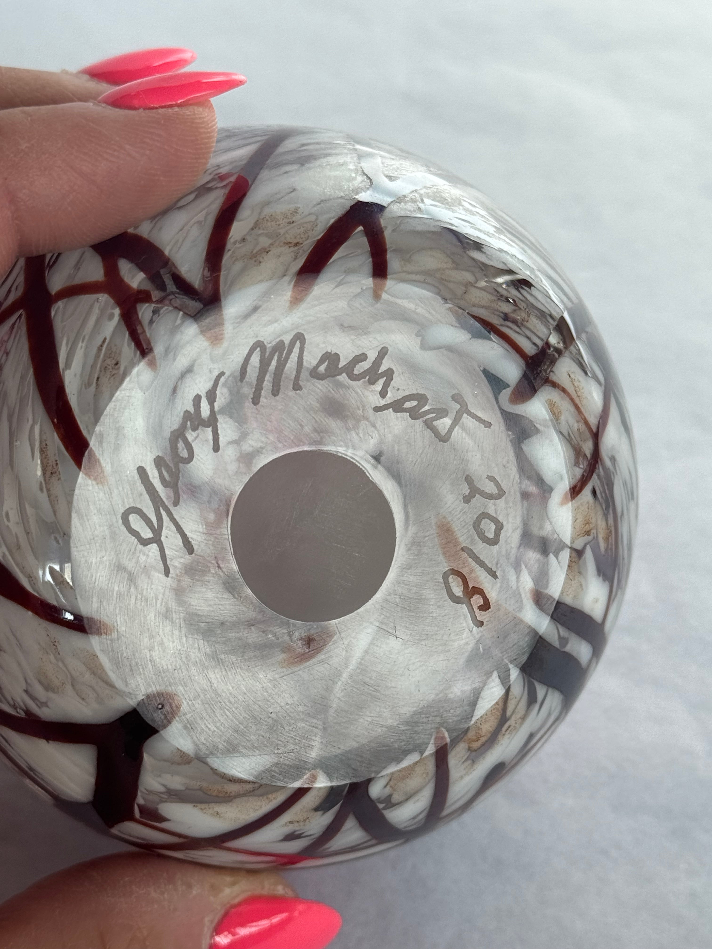 Machart Glass Paperweight Stunning