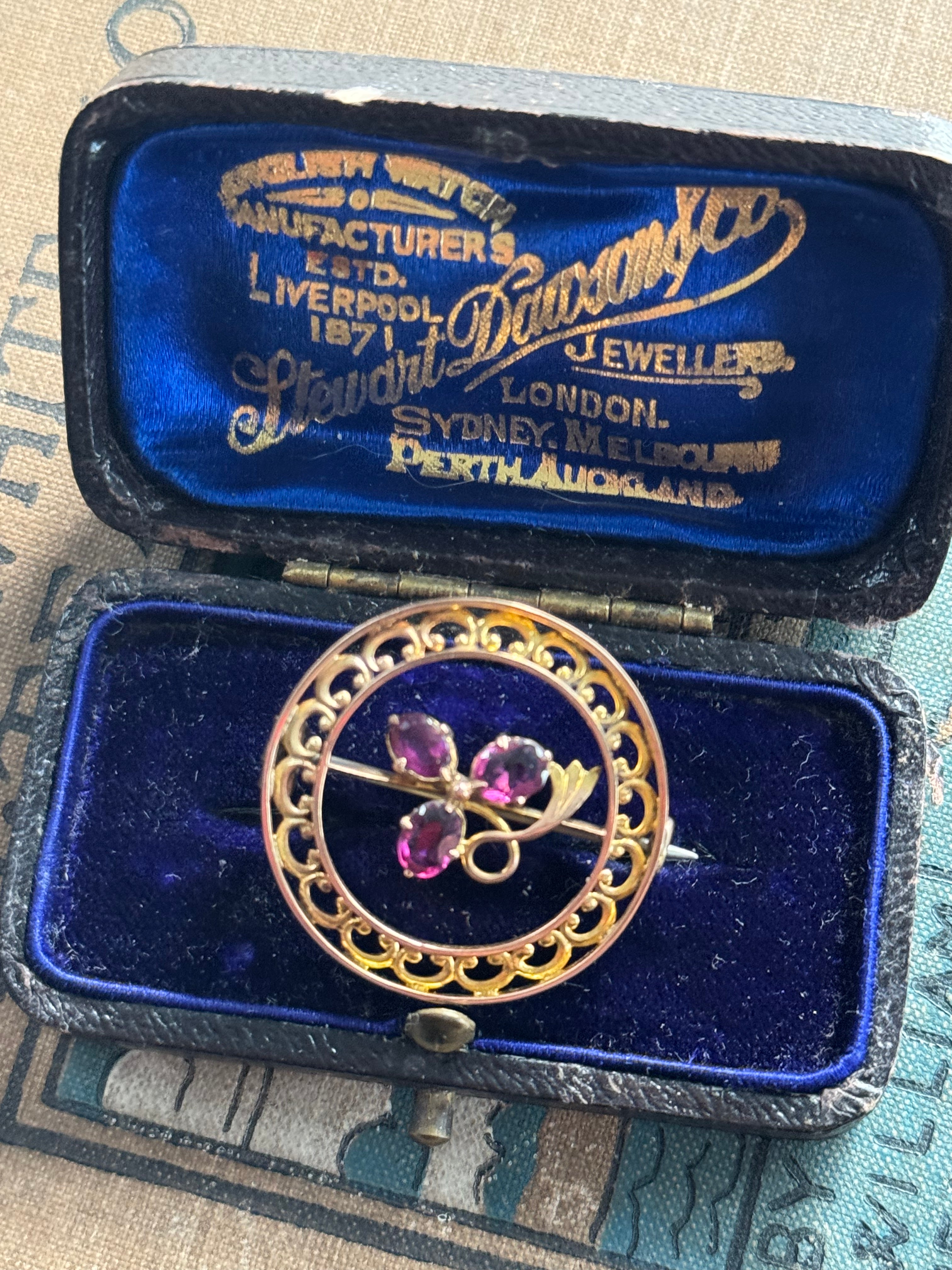 9ct Rose Gold Brooch – Elegant Heirloom Gift