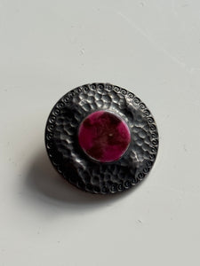 Arts & Crafts Brooch Round Beauty