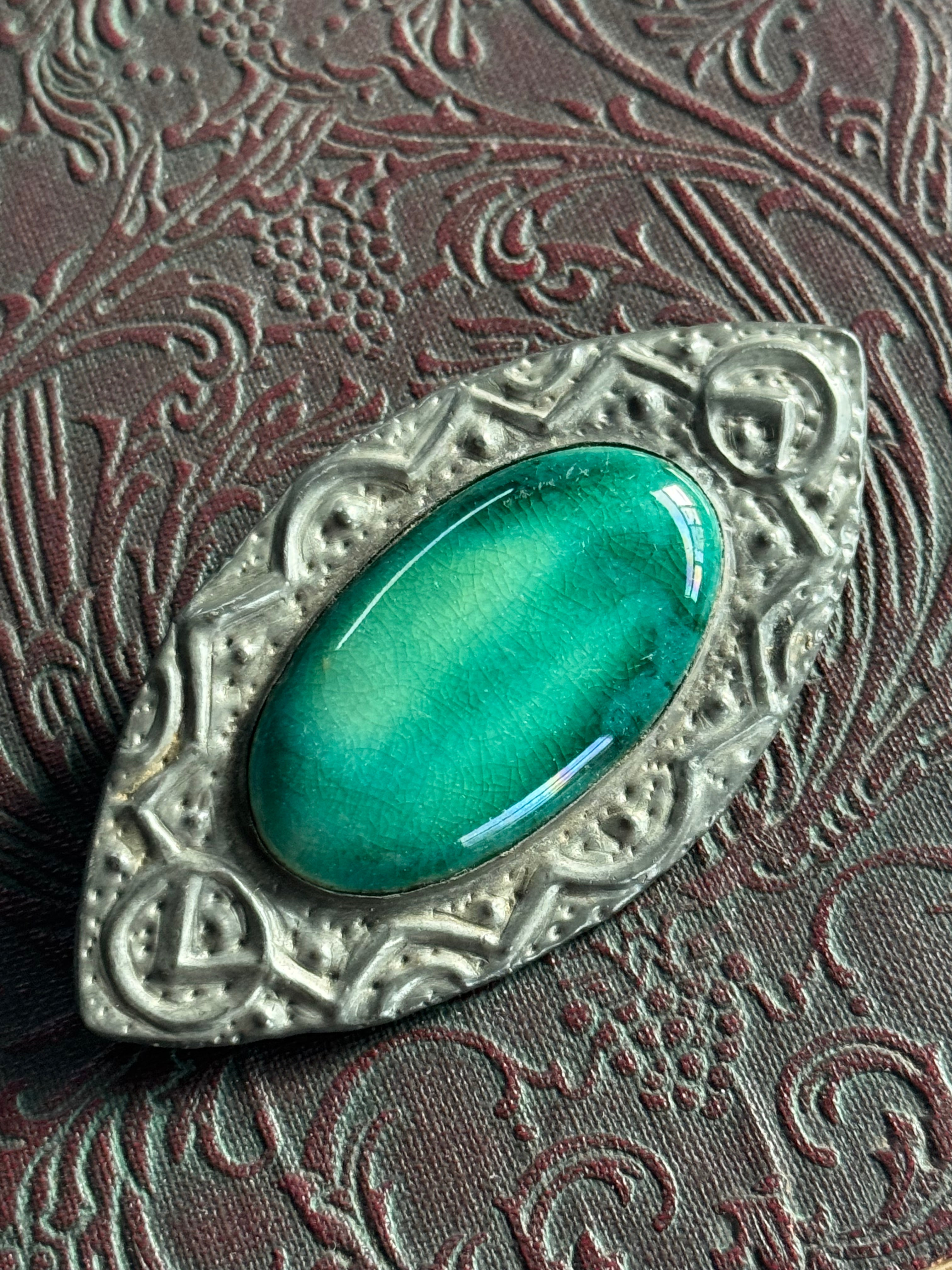 Arts & Crafts Brooch Large Beauty - Statement Piece