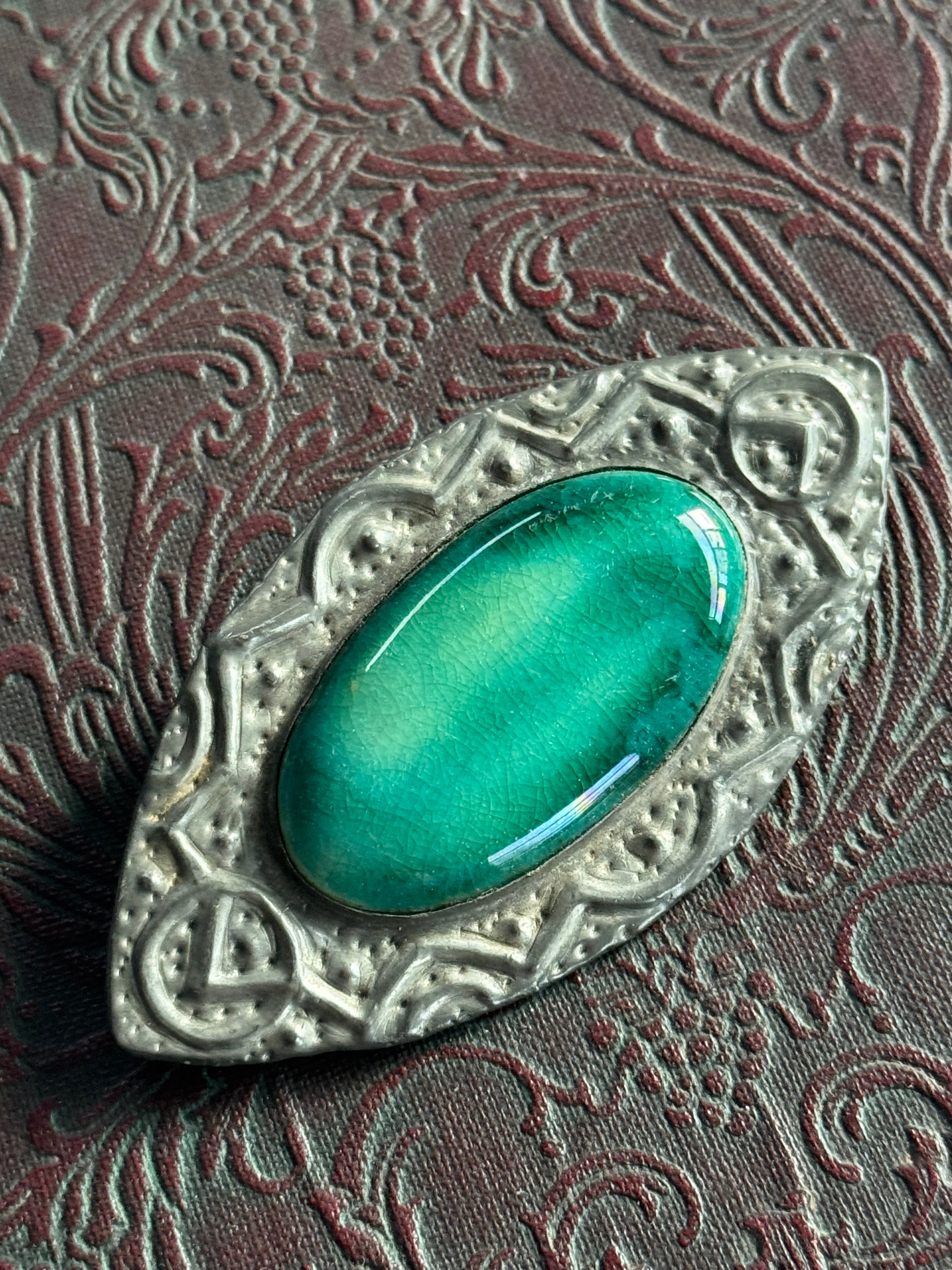Arts & Crafts Brooch Large Beauty - Statement Piece