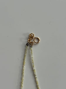 Raw Diamond Necklace 18ct Gold Yellow Gold Clasp - Unique Gift