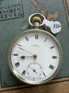 Antique Pocket Watch GH Reid Balclutha N.Z