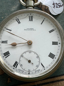 Antique Pocket Watch GH Reid Balclutha N.Z