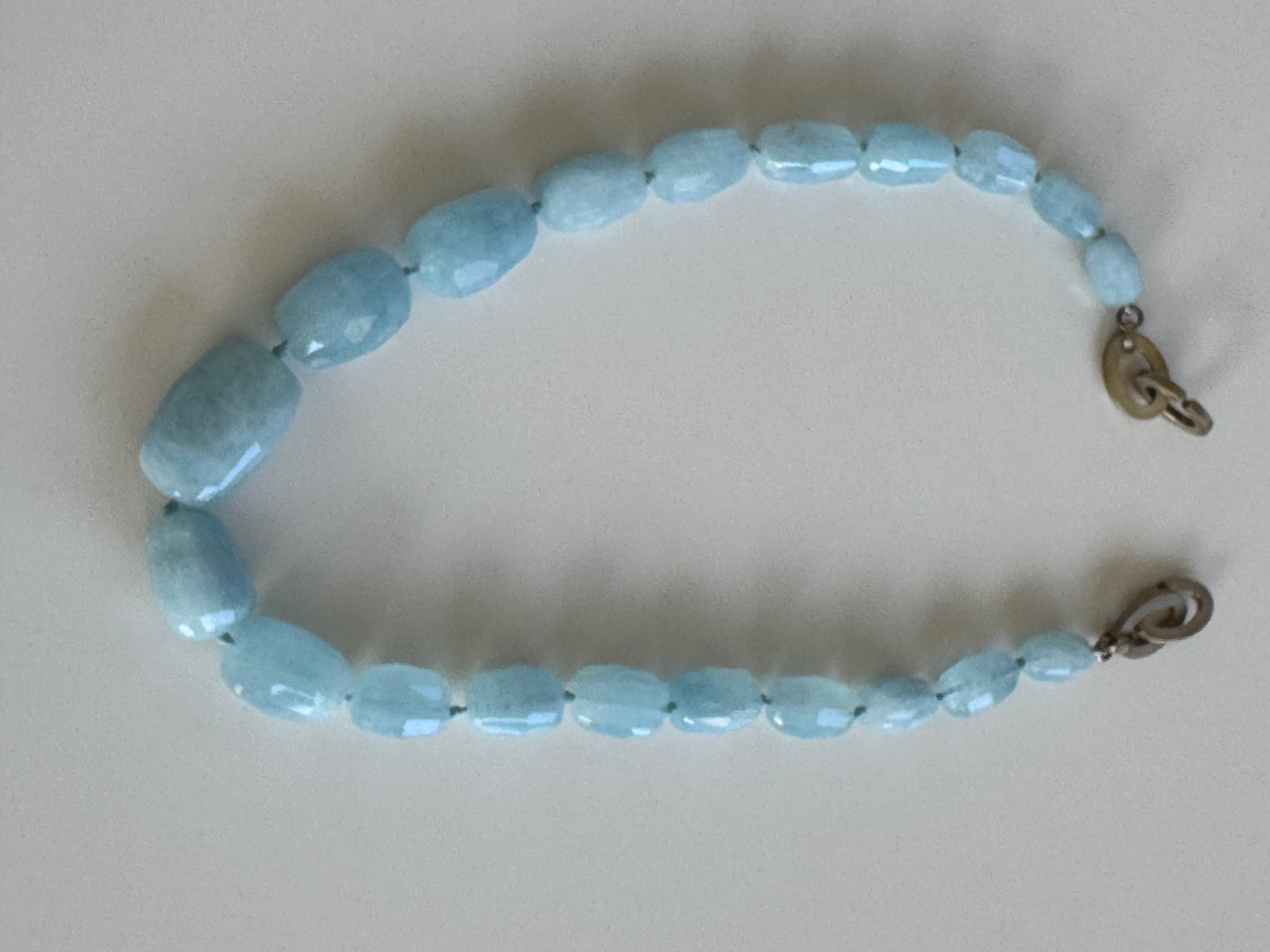 Stunning Filagree Vanessa Stowers Aquamarine Necklace