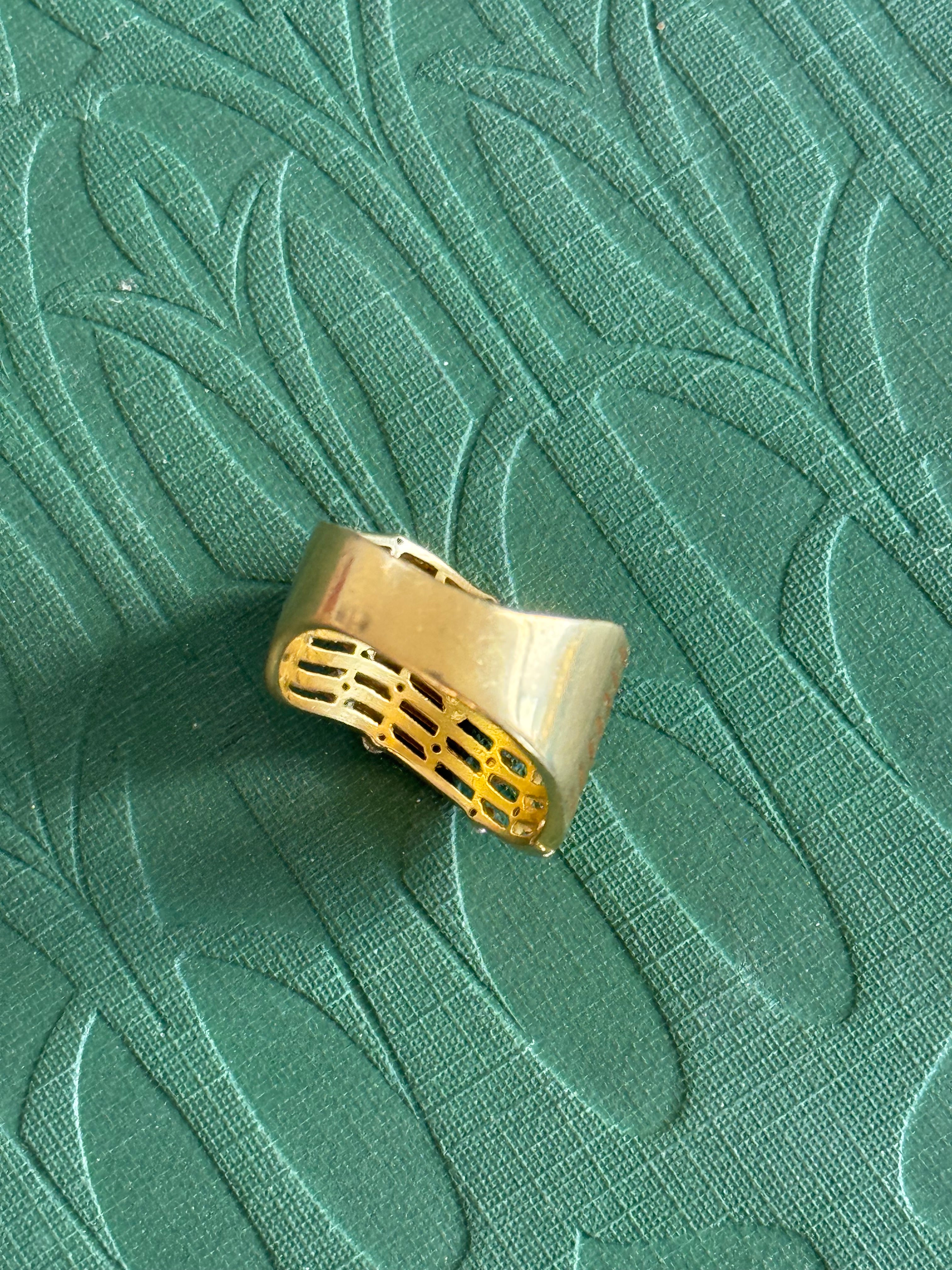18ct Yellow Gold & Diamond Hand Made Ring Valuation $3750