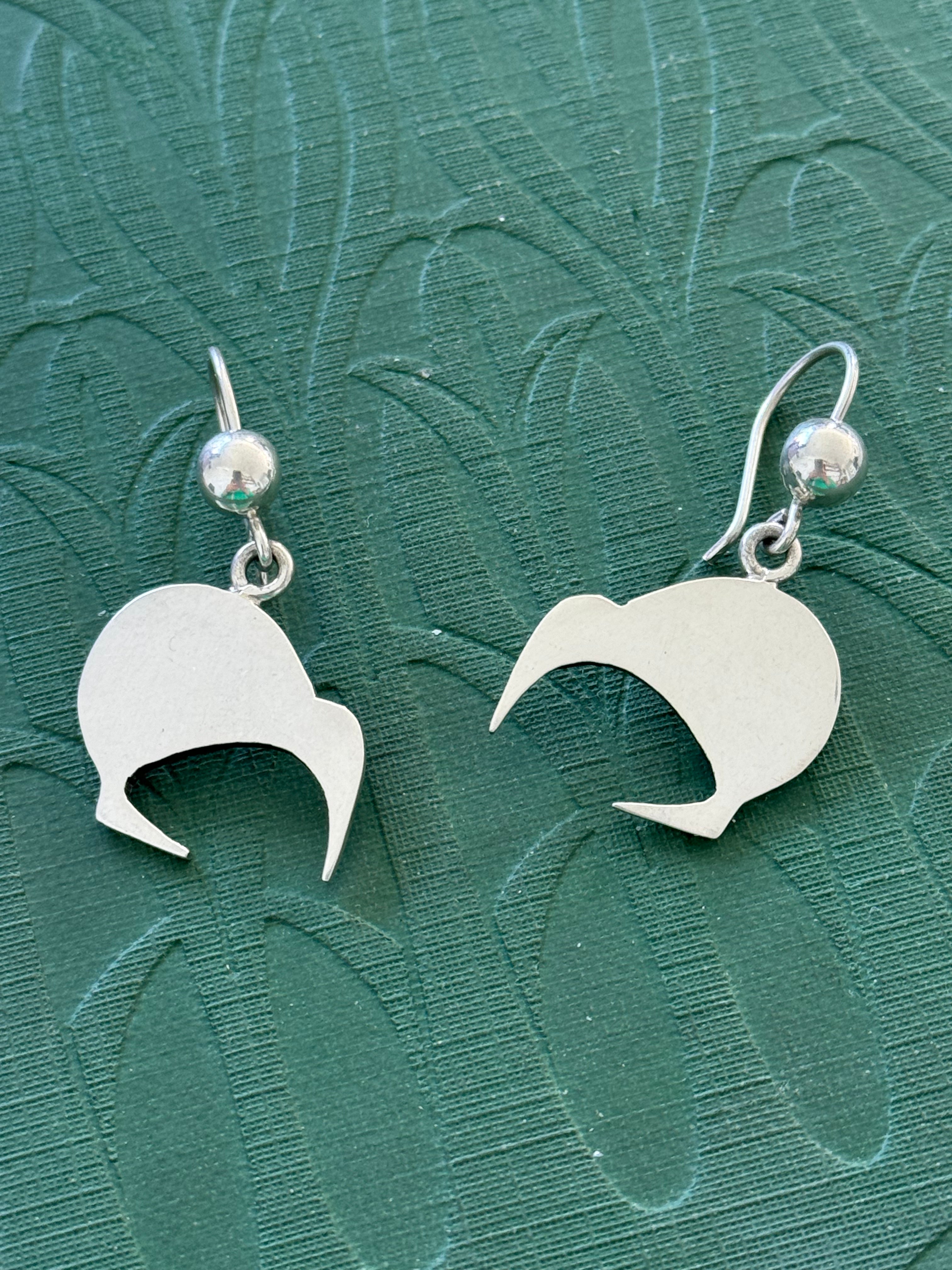 Kiwi Sterling Silver Earrings – Hallmarked Soul 925
