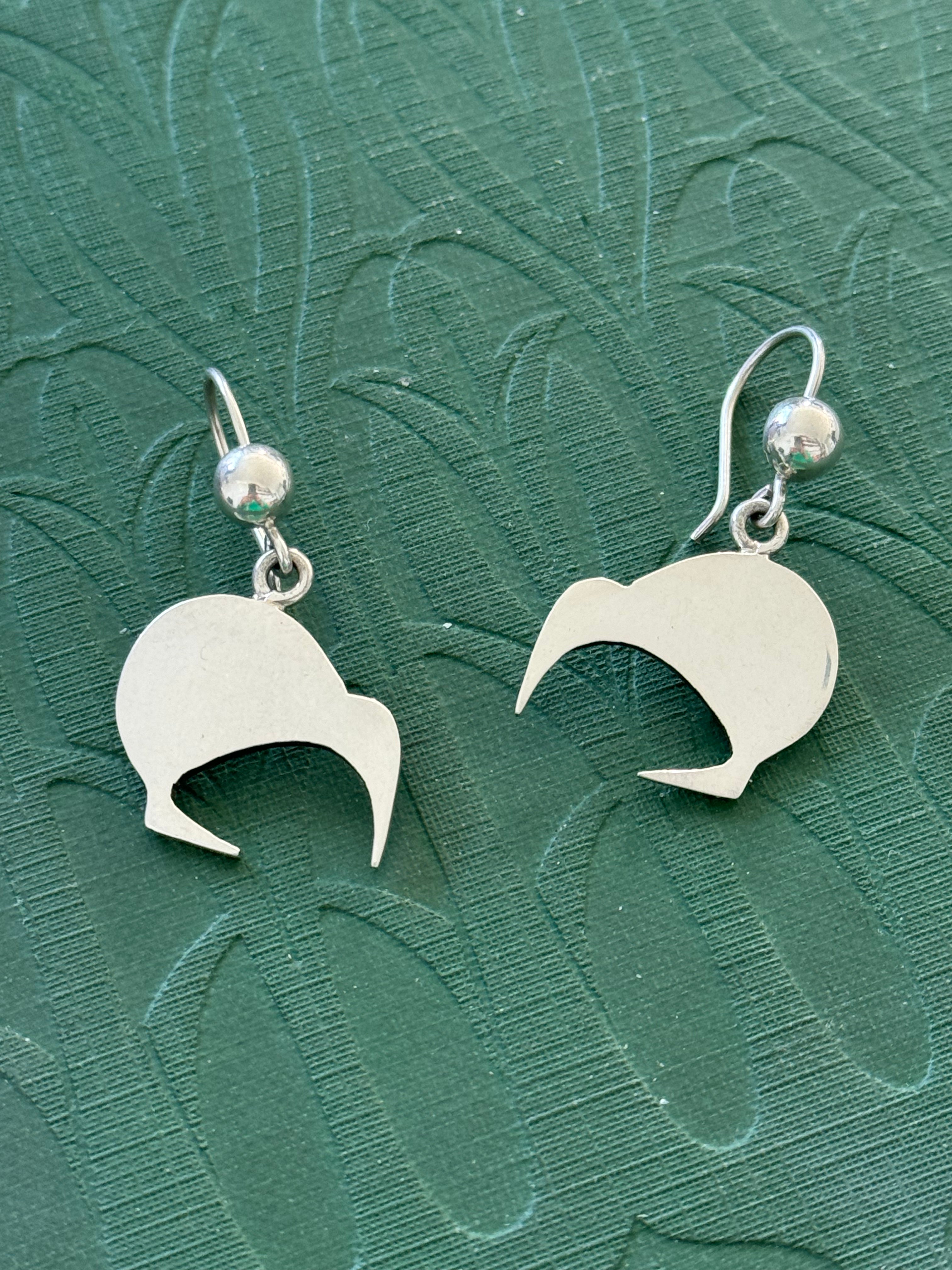 Kiwi Sterling Silver Earrings – Hallmarked Soul 925