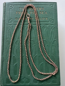 Antique 9ct Rose Gold Pocket Watch Chain – Rare & Stunning!