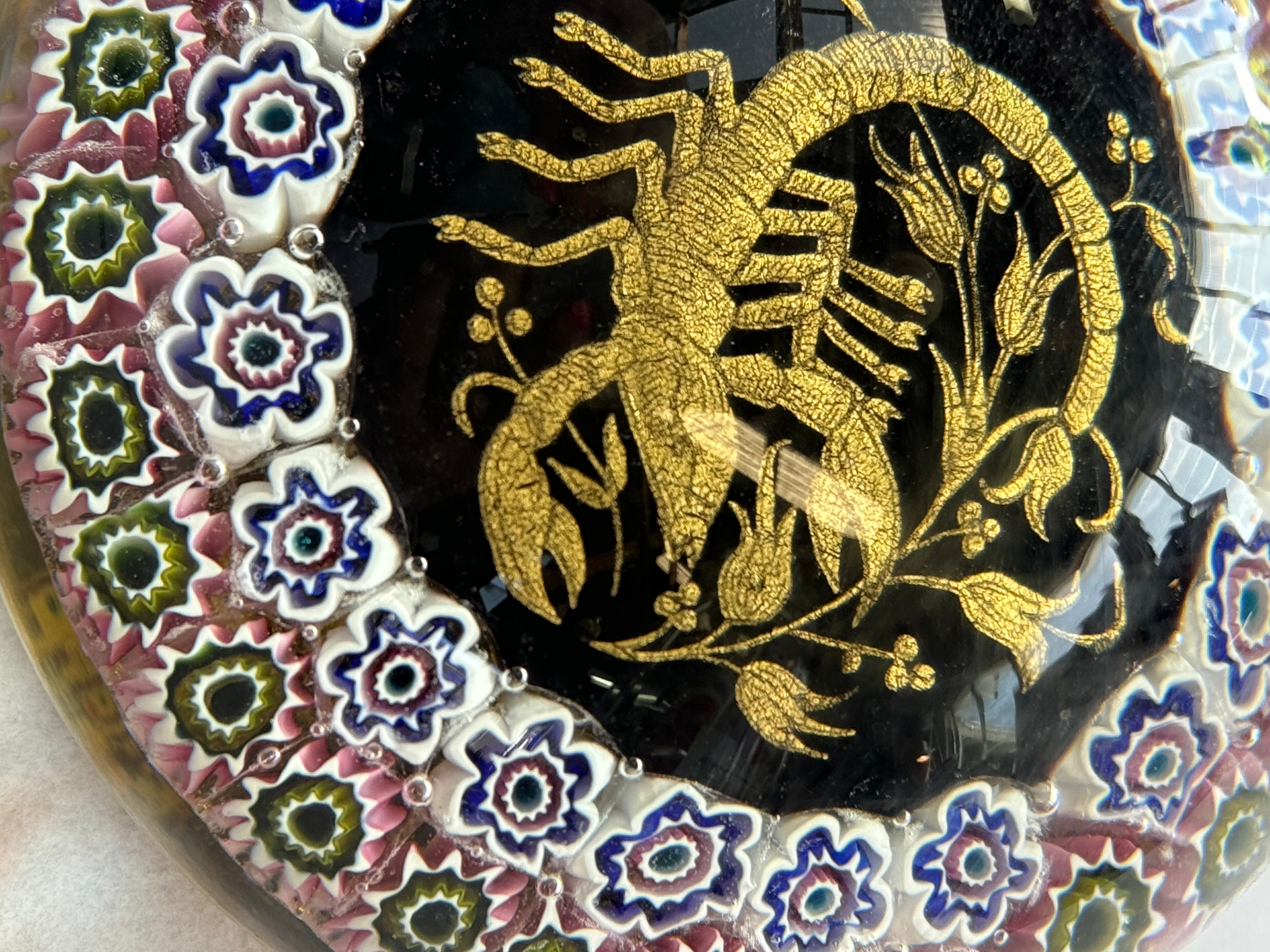 1970/80's Murano Zodiac Paperweight Scorpio