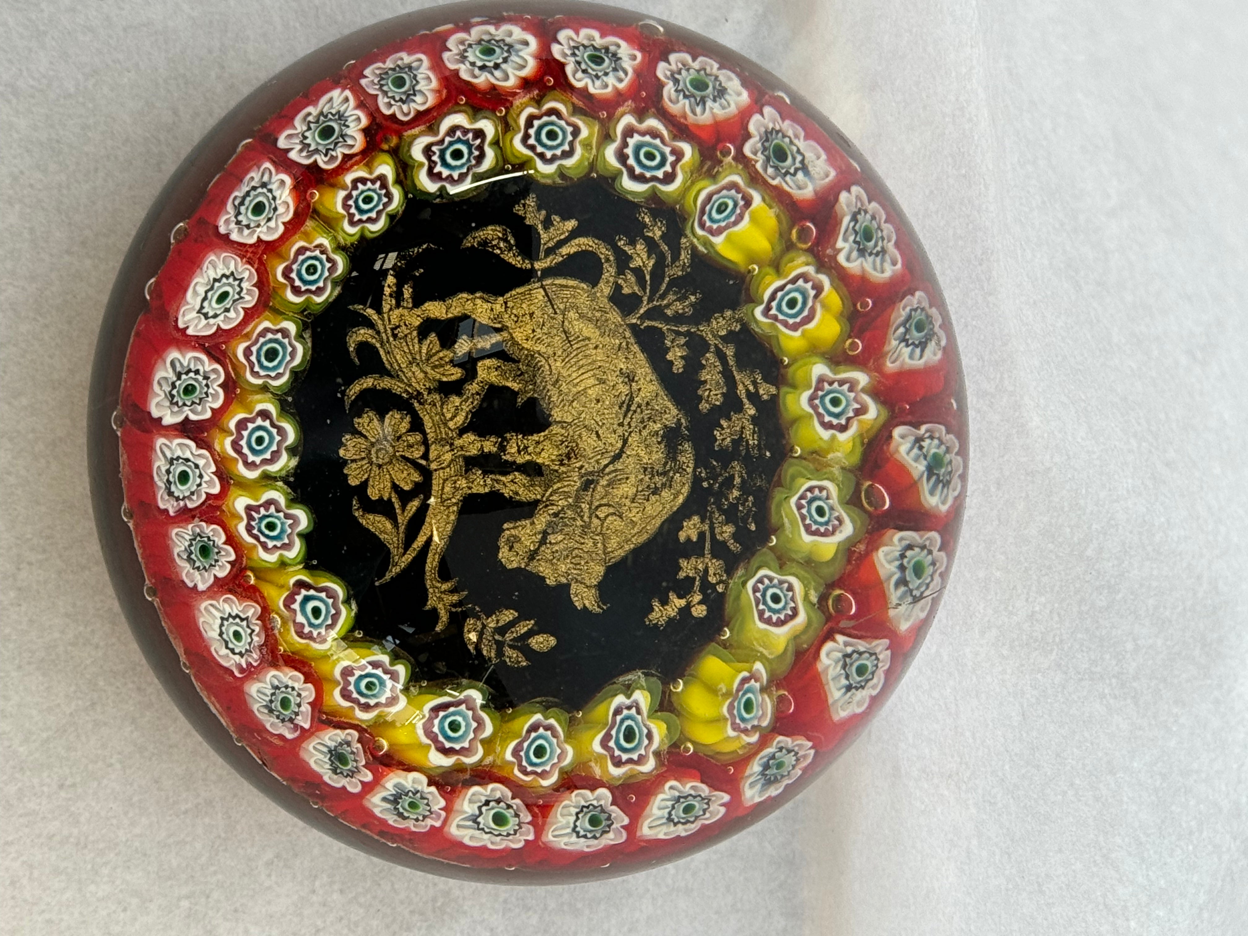 1970/80's Murano Zodiac Paperweight Taurus