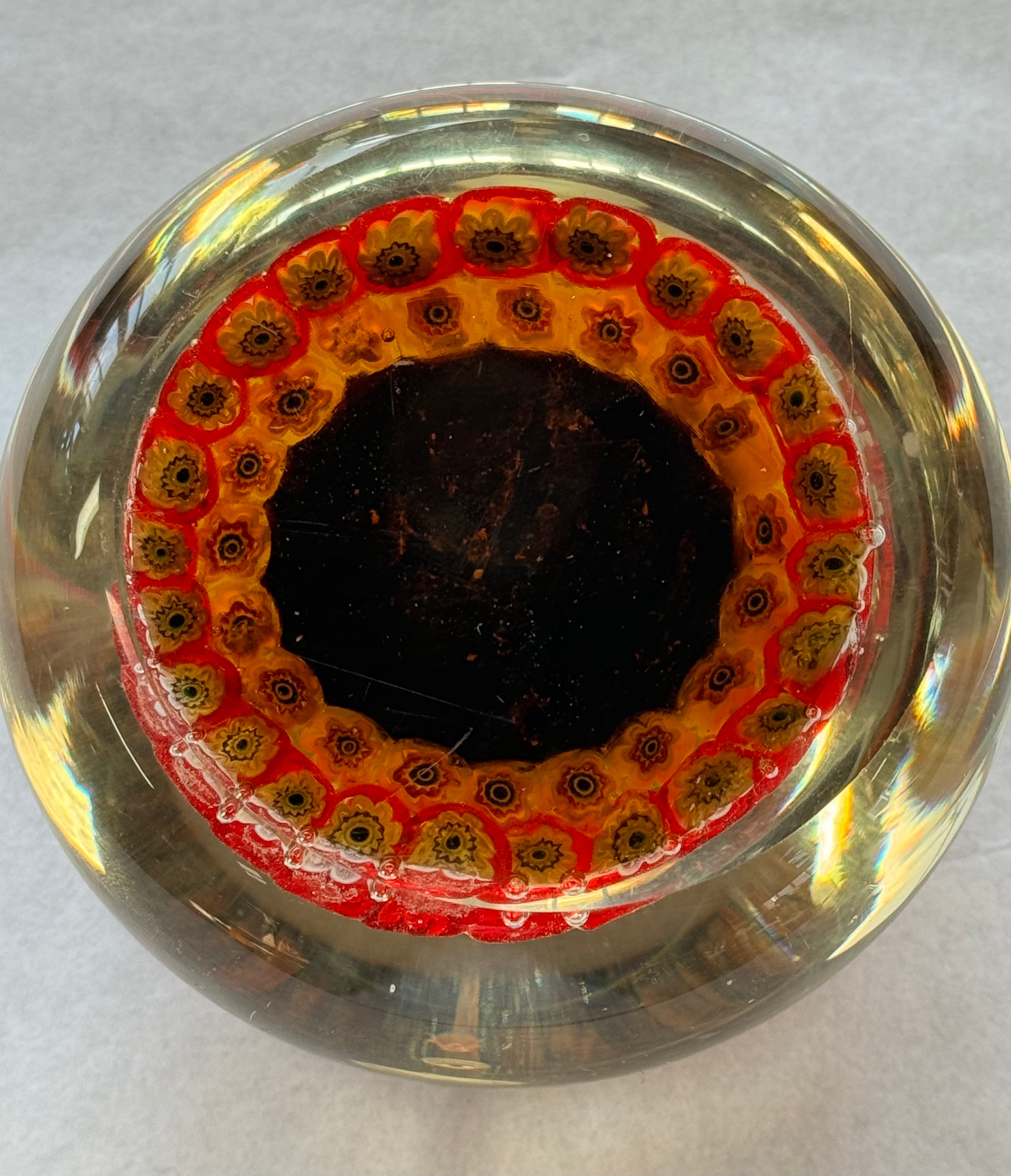 1970/80's Murano Zodiac Paperweight Taurus