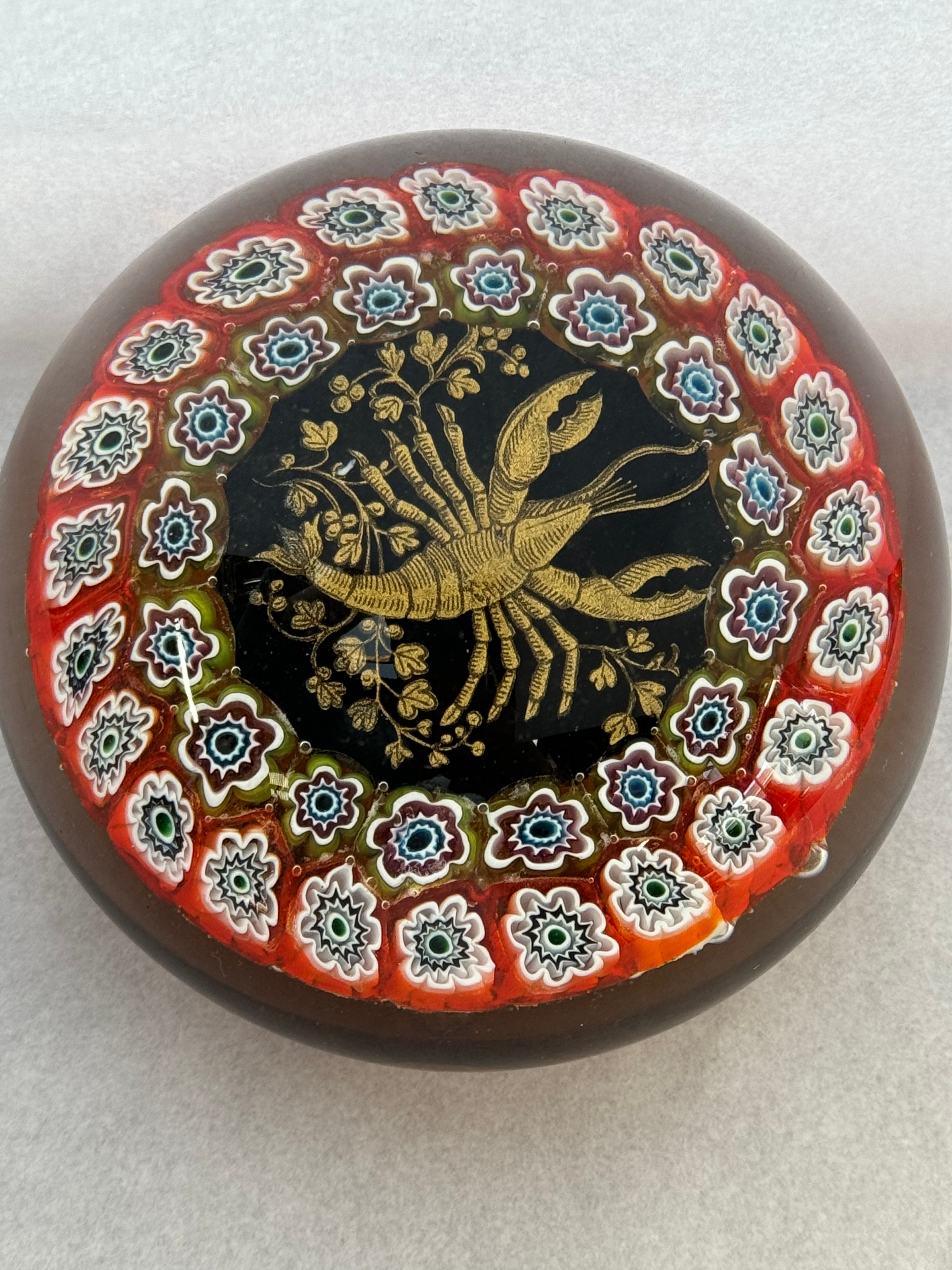 1970/80's Murano Zodiac Paperweight Cancer
