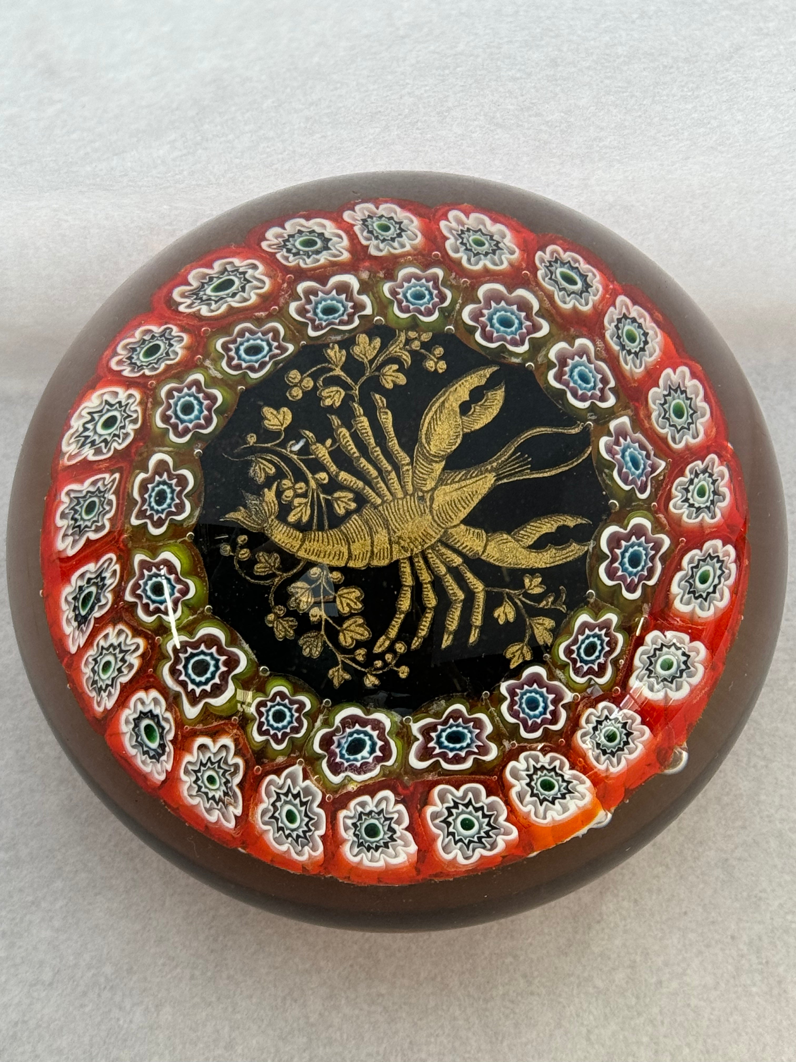 1970/80's Murano Zodiac Paperweight Cancer