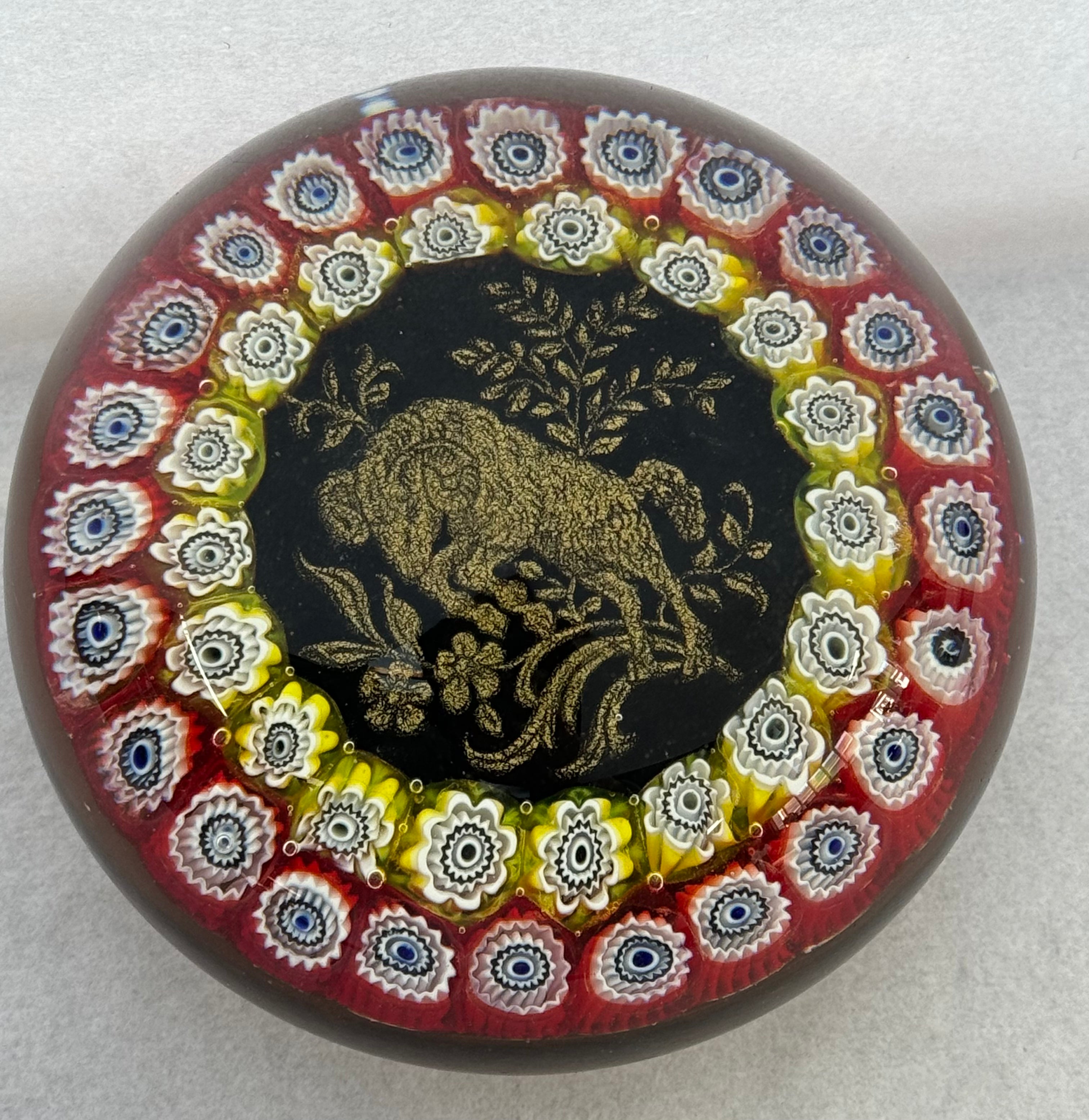 1970/80's Murano Zodiac Paperweight Aries