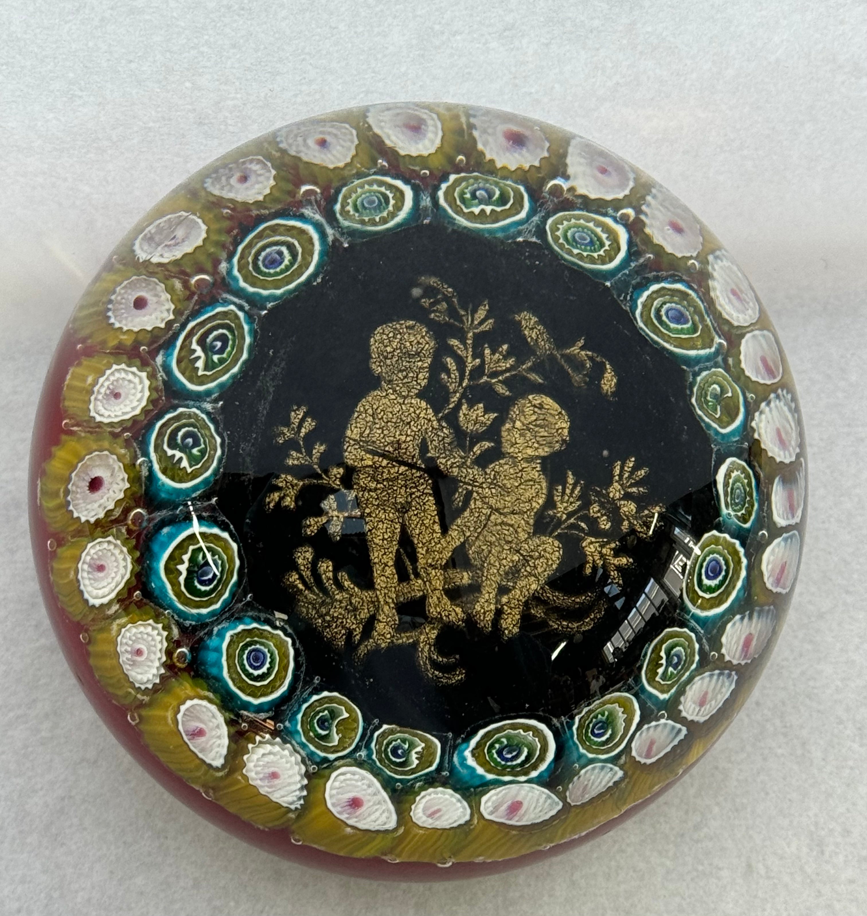 1970/80's Murano Zodiac Paperweight Gemini