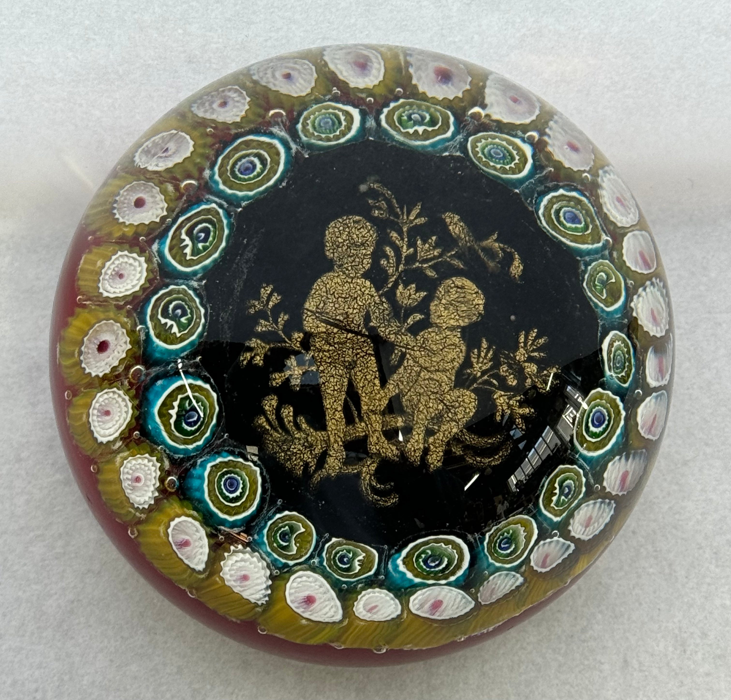1970/80's Murano Zodiac Paperweight Gemini