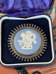 Wedgwood Boxed Sterling Silver Brooch