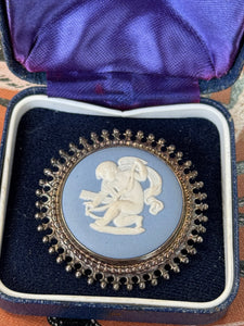 Wedgwood Boxed Sterling Silver Brooch