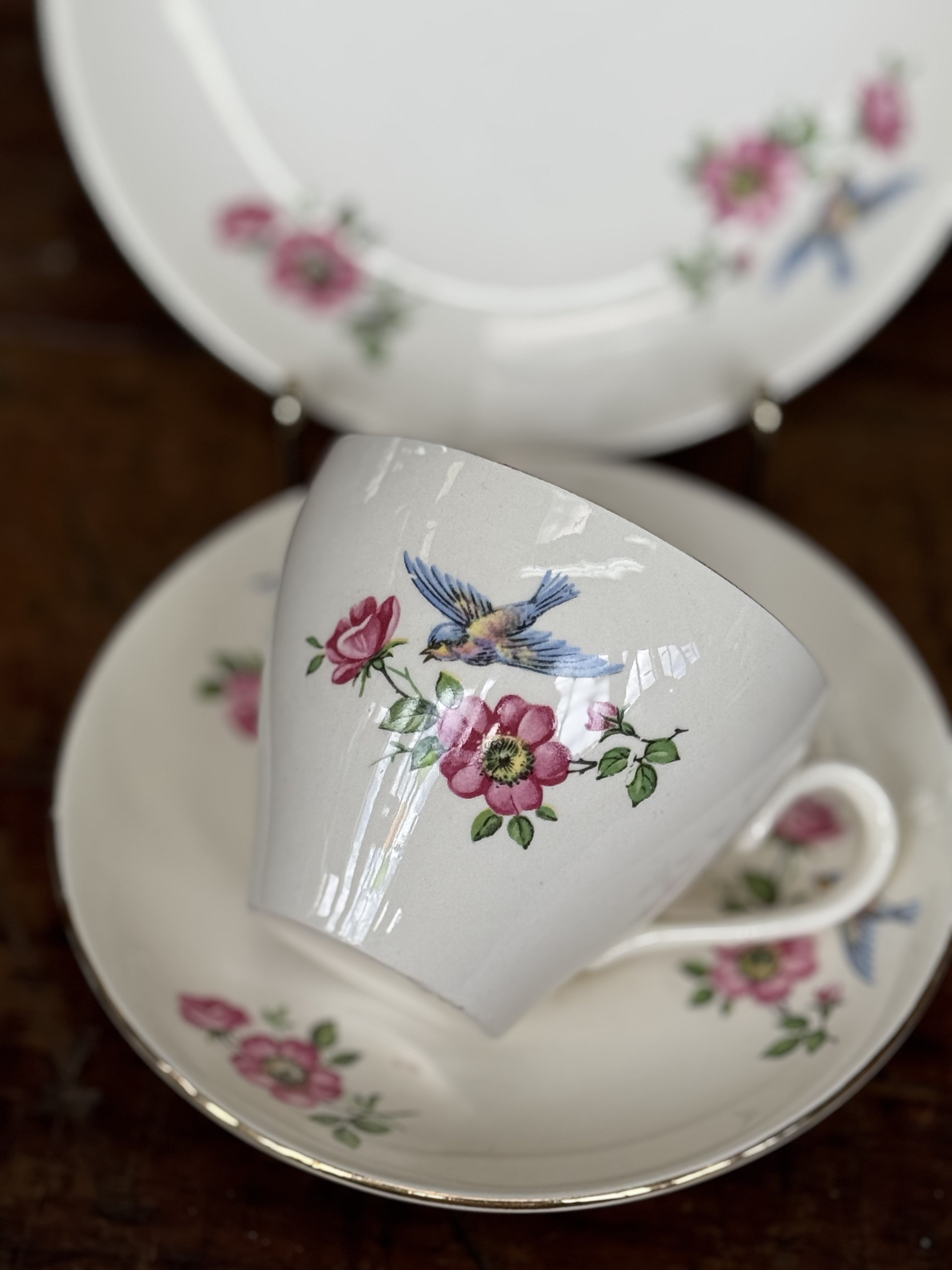 Crown Lynn Kelston Potteries Blue Bird Beautiful