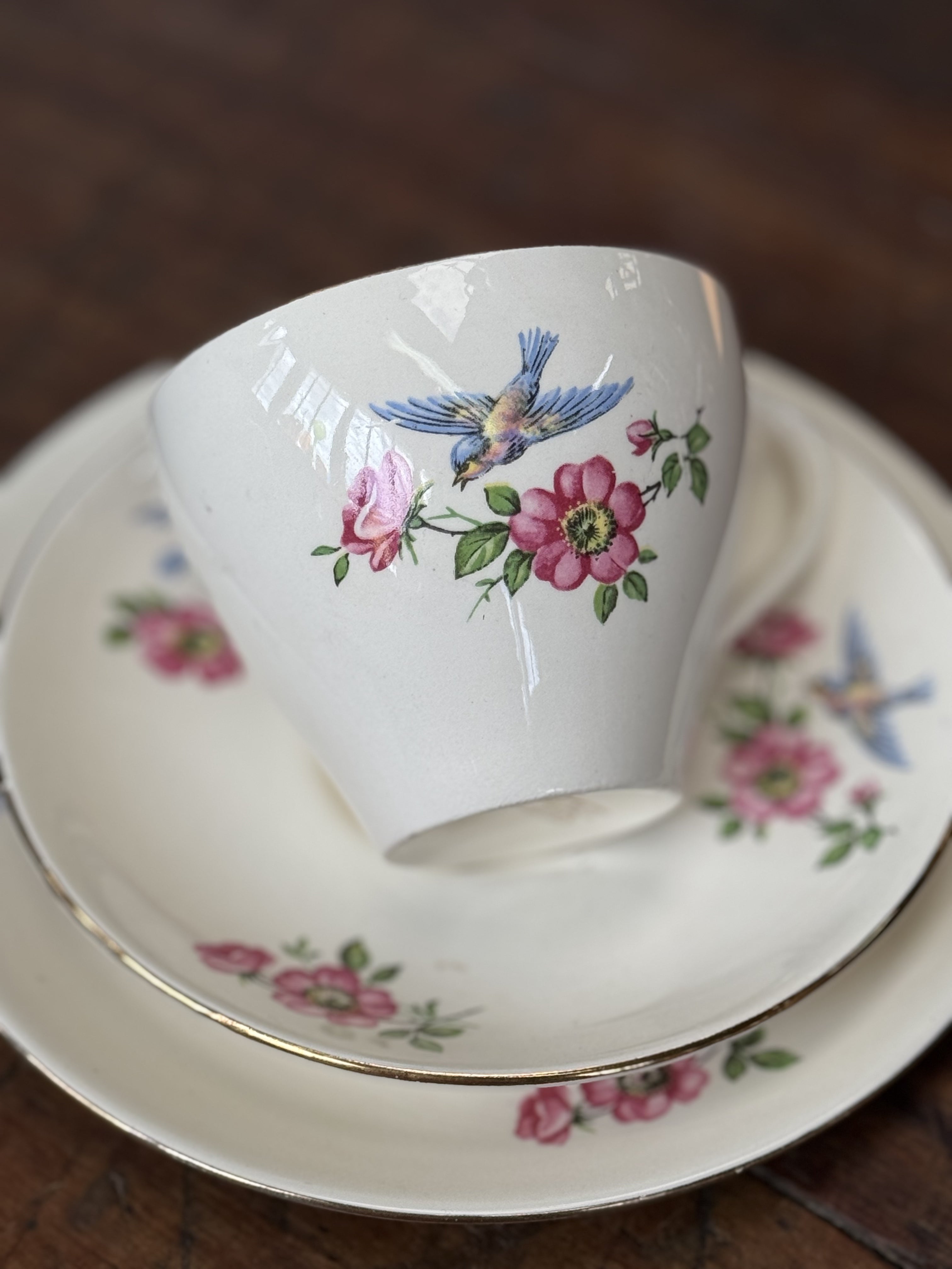 Crown Lynn Kelston Potteries Blue Bird Beautiful
