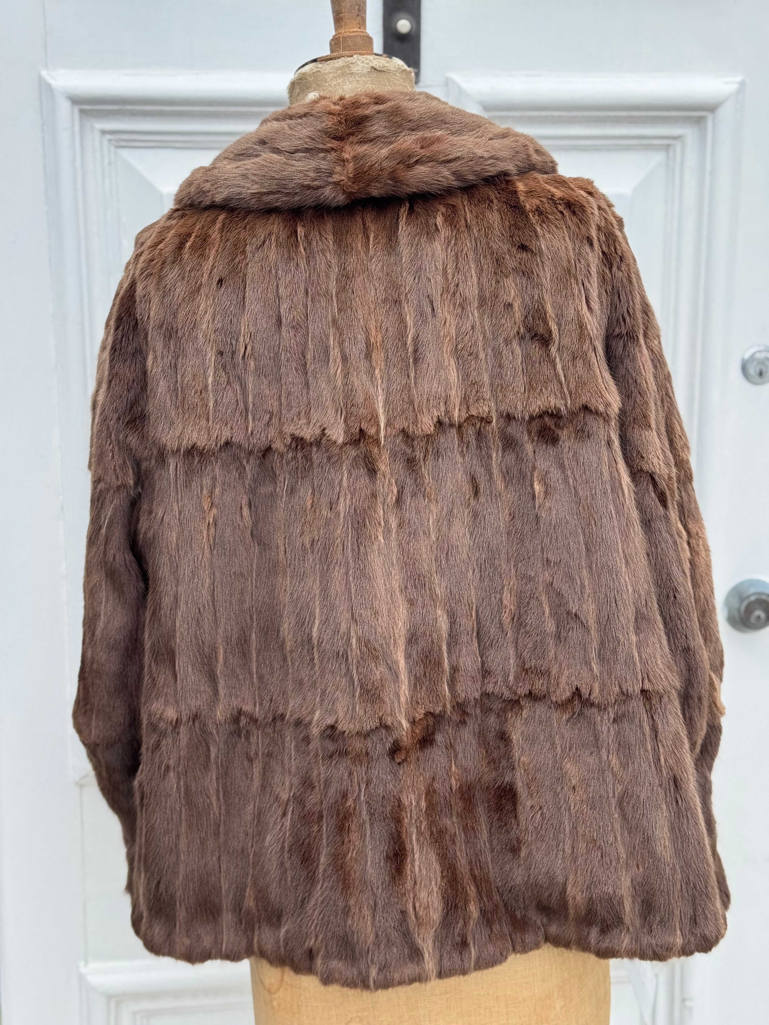 Stunning Antique Mink Jacket Size 14