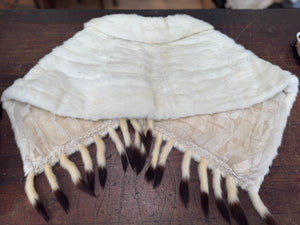 Stunning Vintage Ermine Cape/Shawl