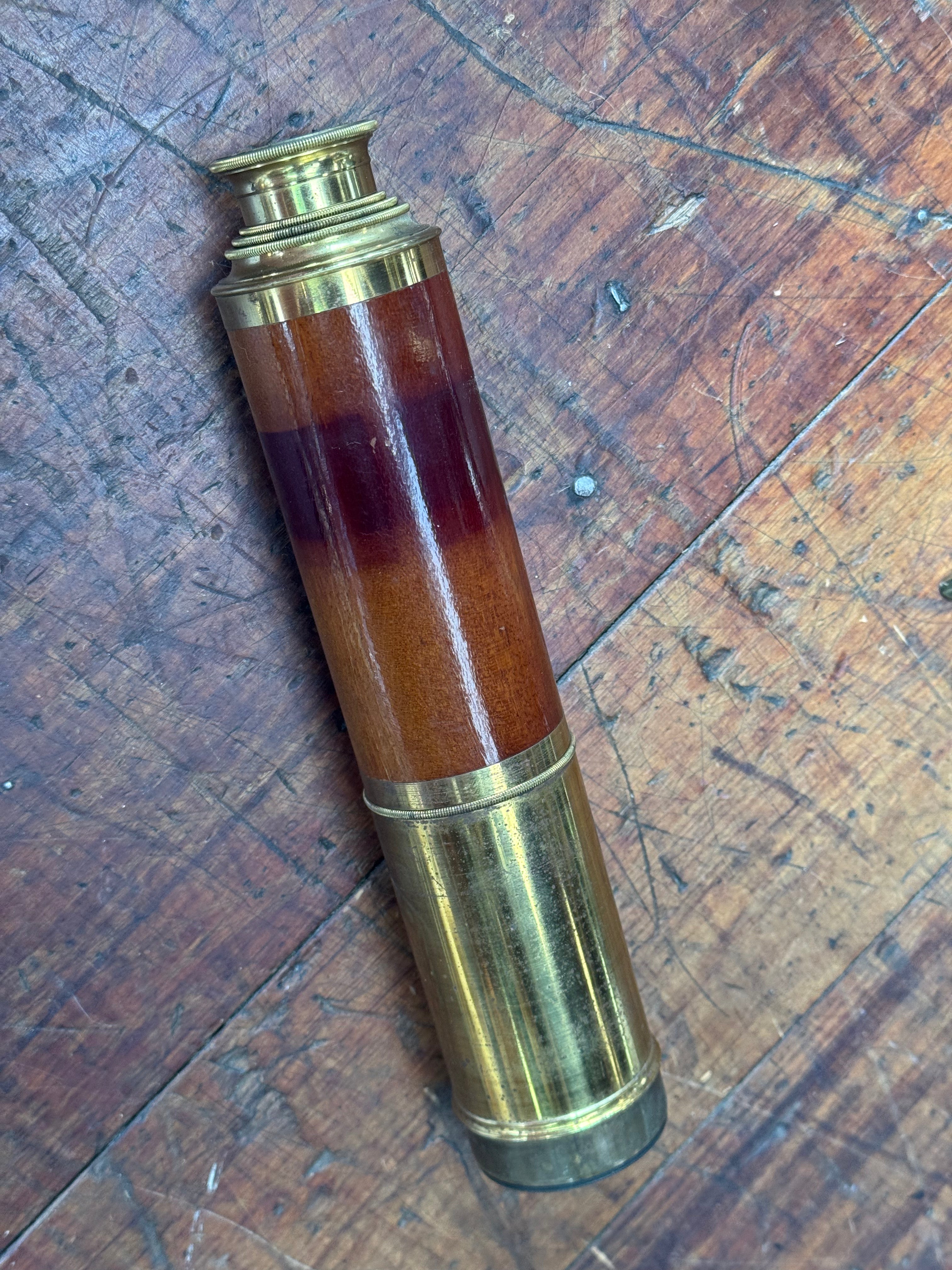 Antique Ling Chevallier Optician Paris Circa 1880's Telescope