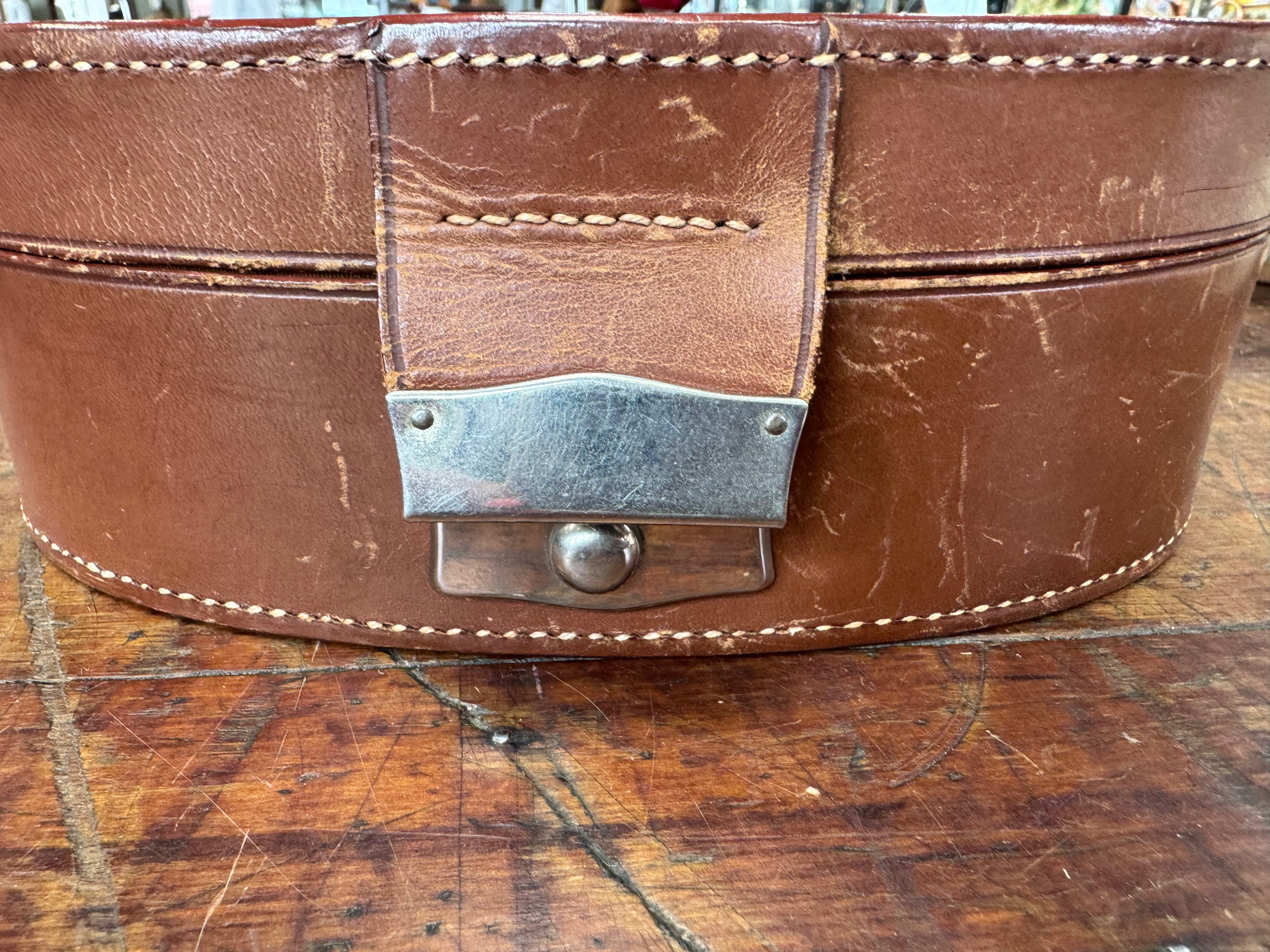 Leather Collar Box with Collars & Studs