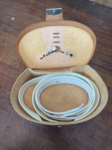Leather Collar Box with Collars & Studs