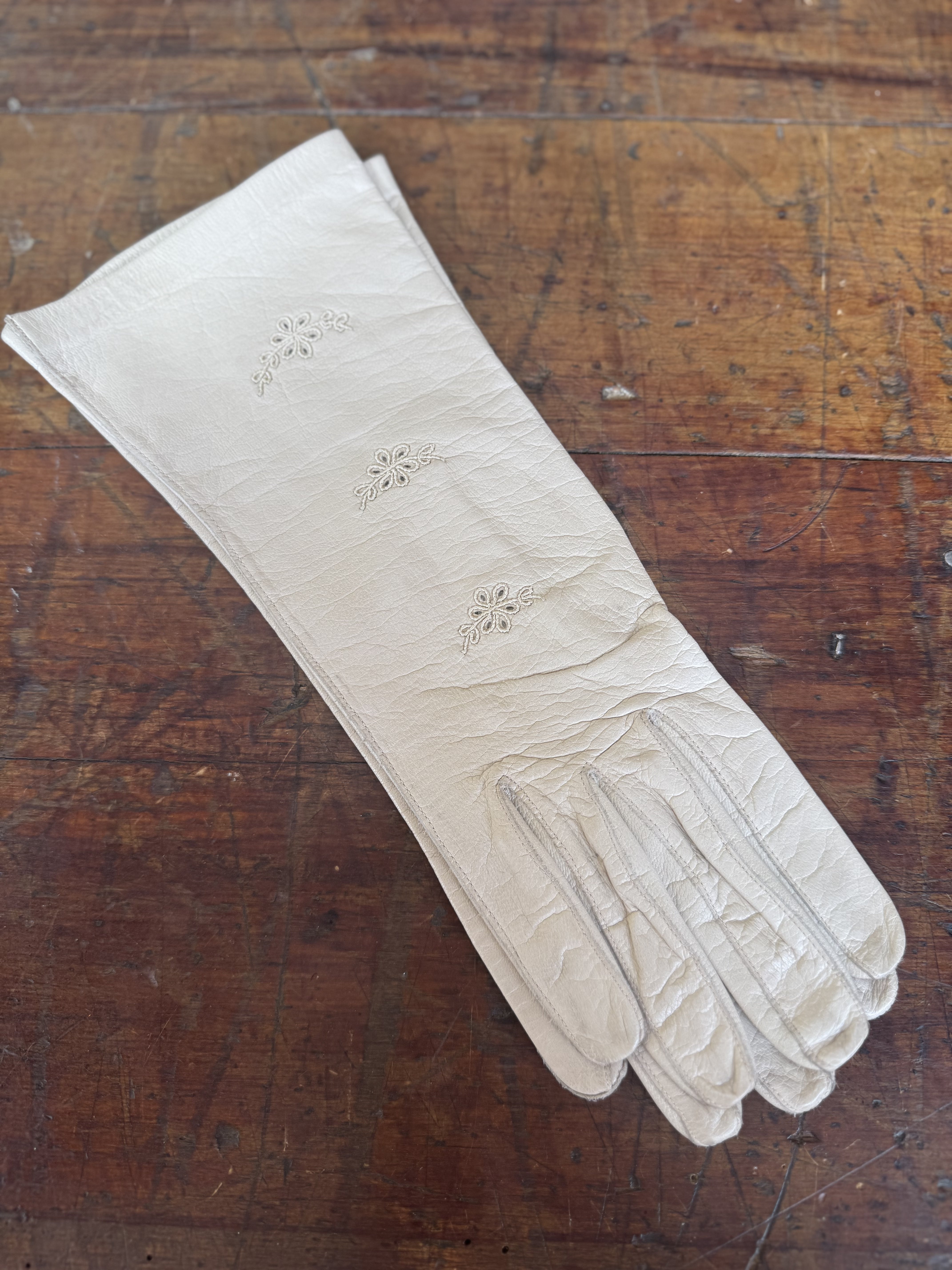 Real Kidd Leather Gloves Size 7