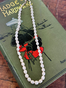 Fresh Water Baroque Pearls 18cm Length Off White