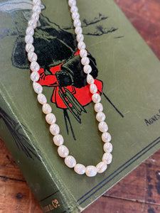 Fresh Water Baroque Pearls 18cm Length Off White