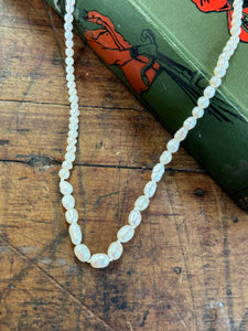 Fresh Water Baroque & Seed Pearls 22cm Length Off White