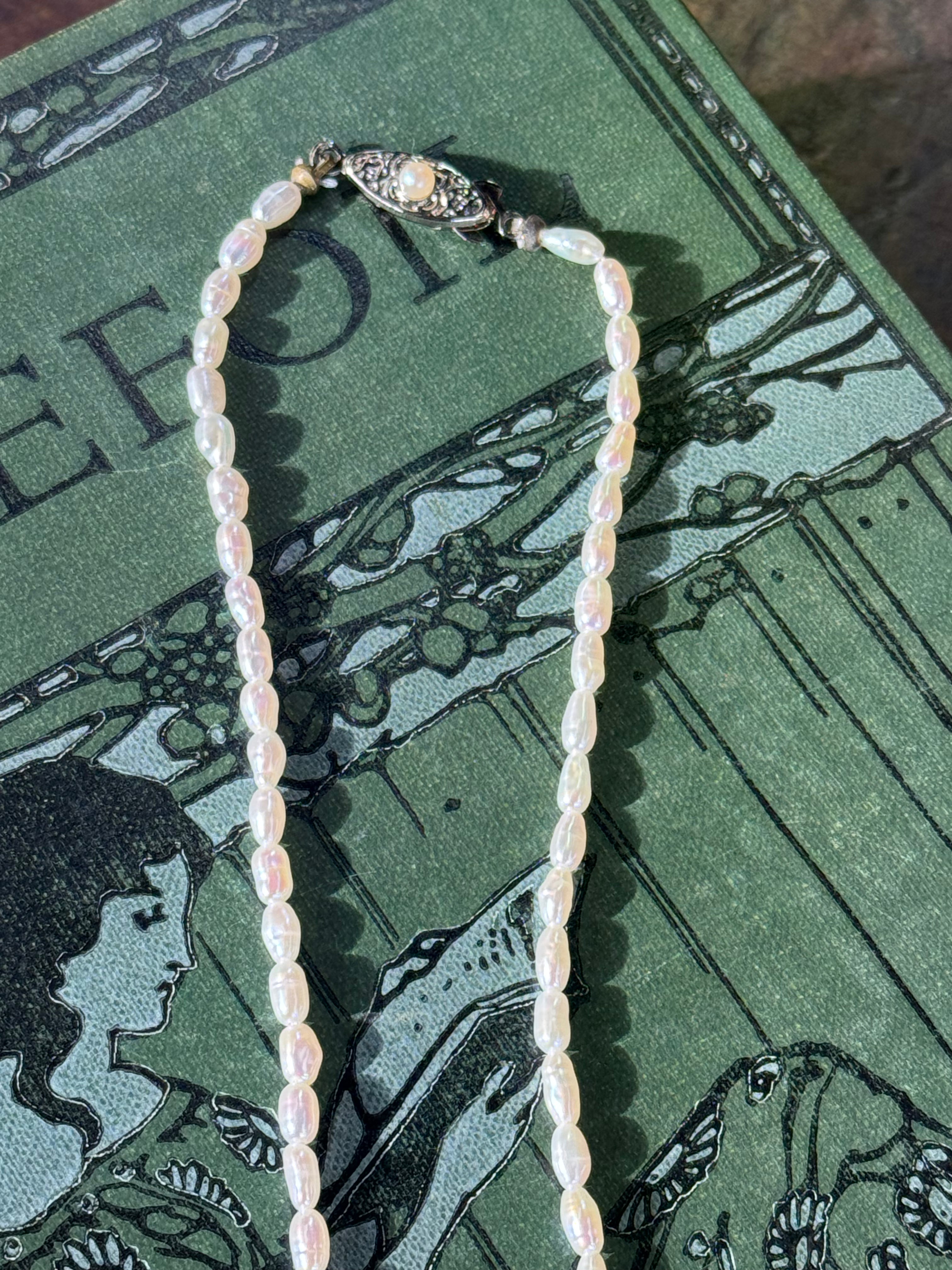 Fresh Water Pearls knotted 16cm Length Off White