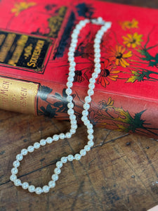 Fresh Water Pearls knotted 24cm Length Off White