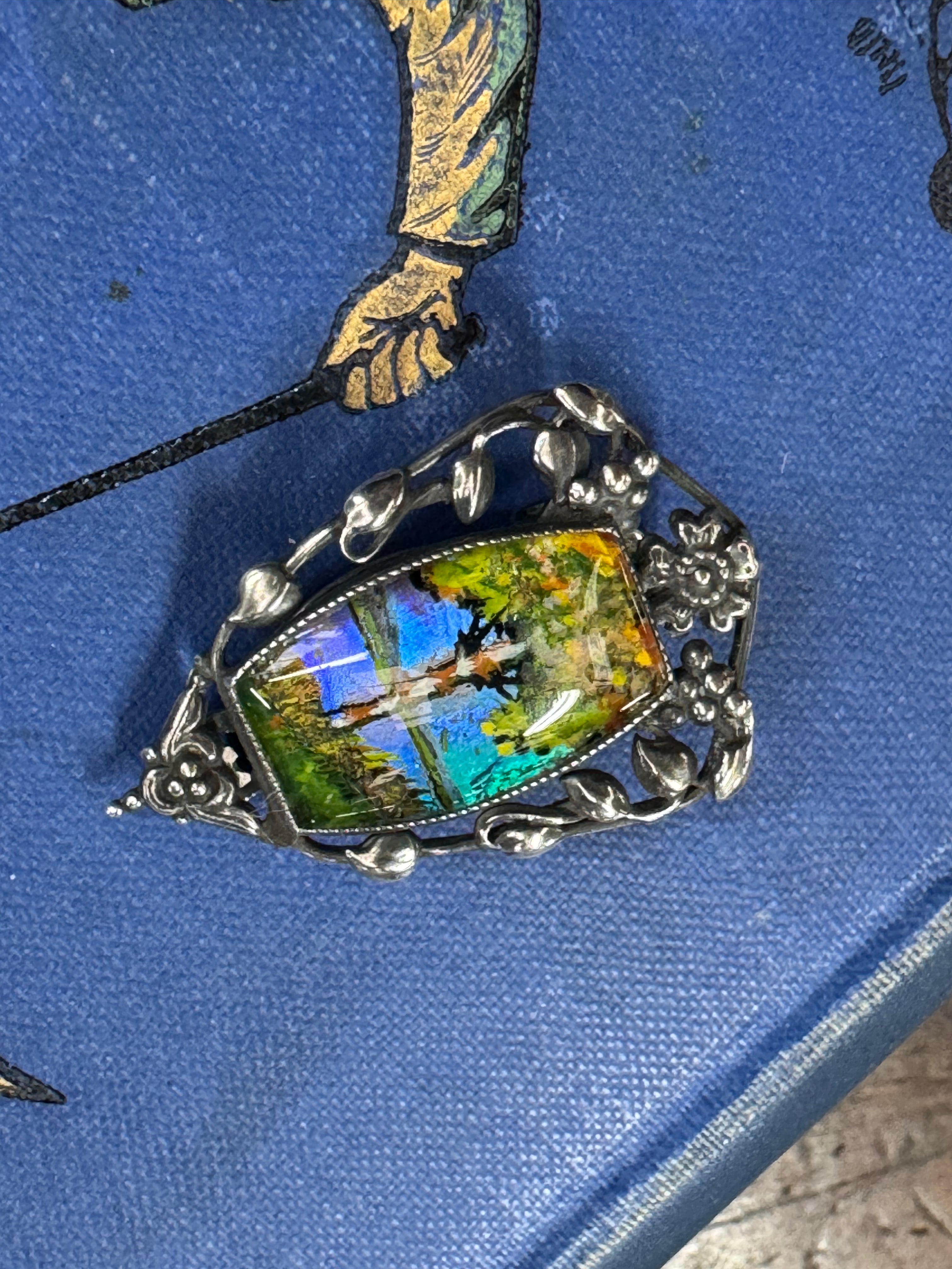 Sterling Silver TLM Butterfly Dress Clip/Pendant