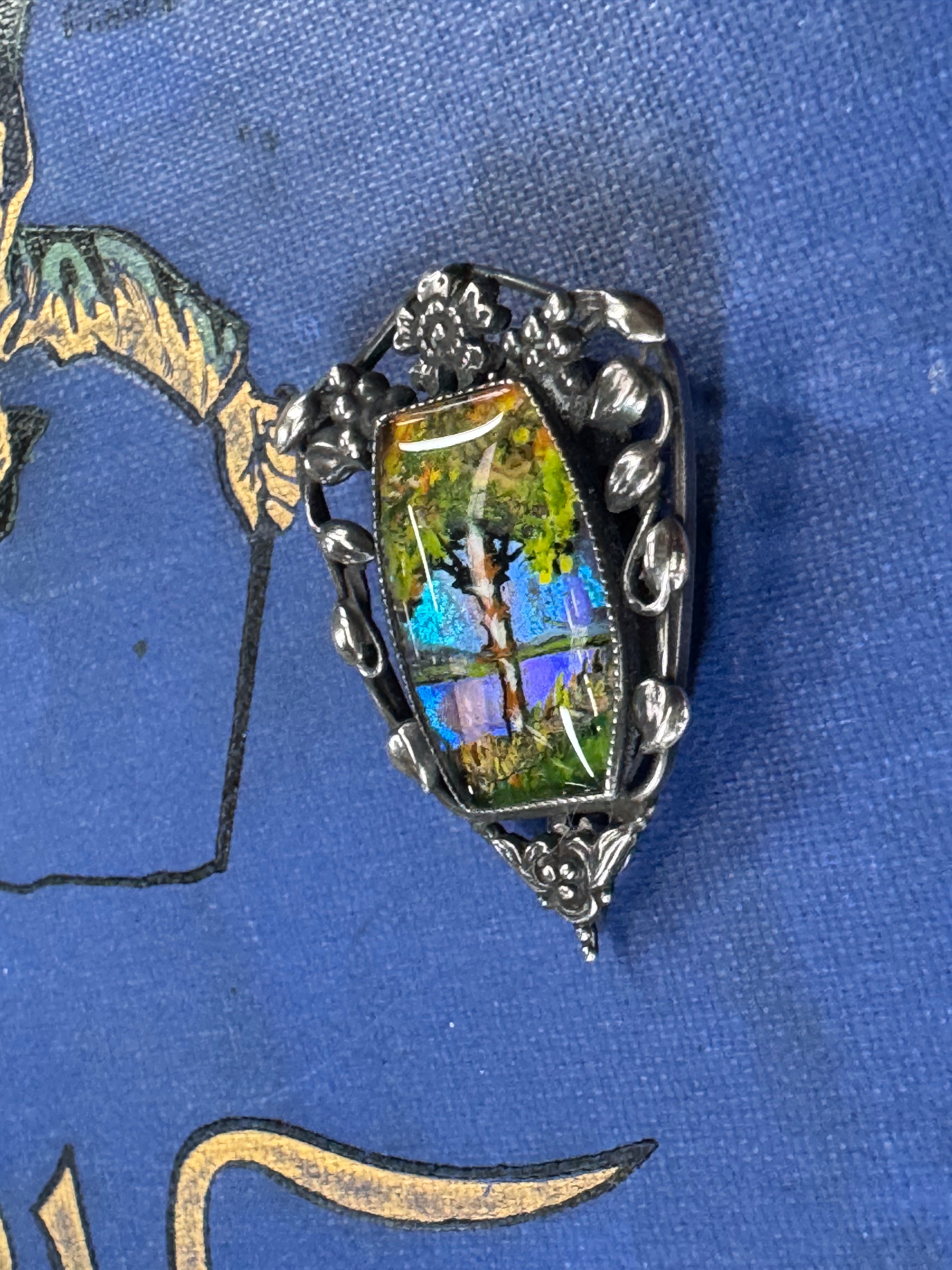 Sterling Silver TLM Butterfly Dress Clip/Pendant