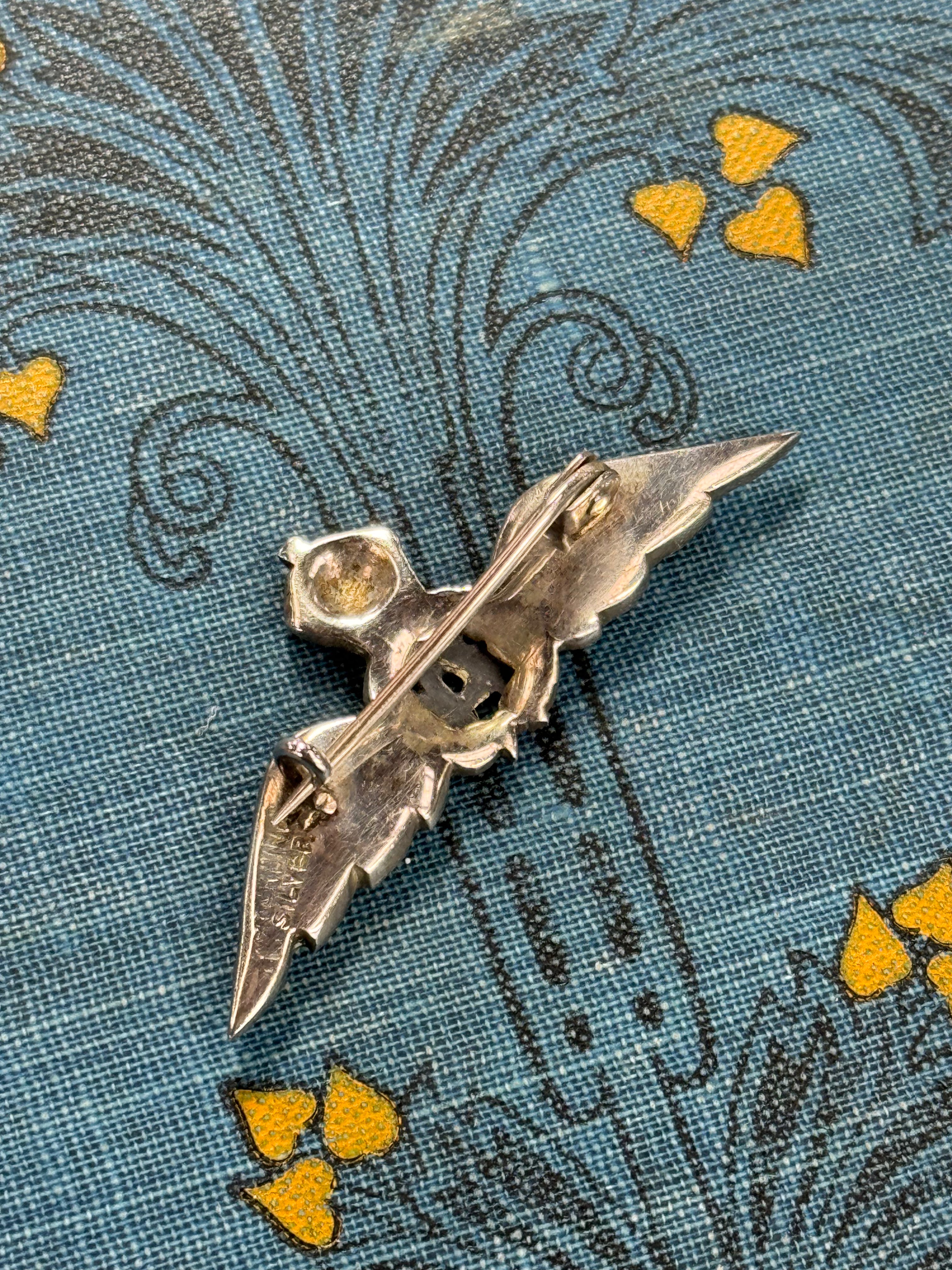 RAF Sweetheart Brooch Sterling Silver