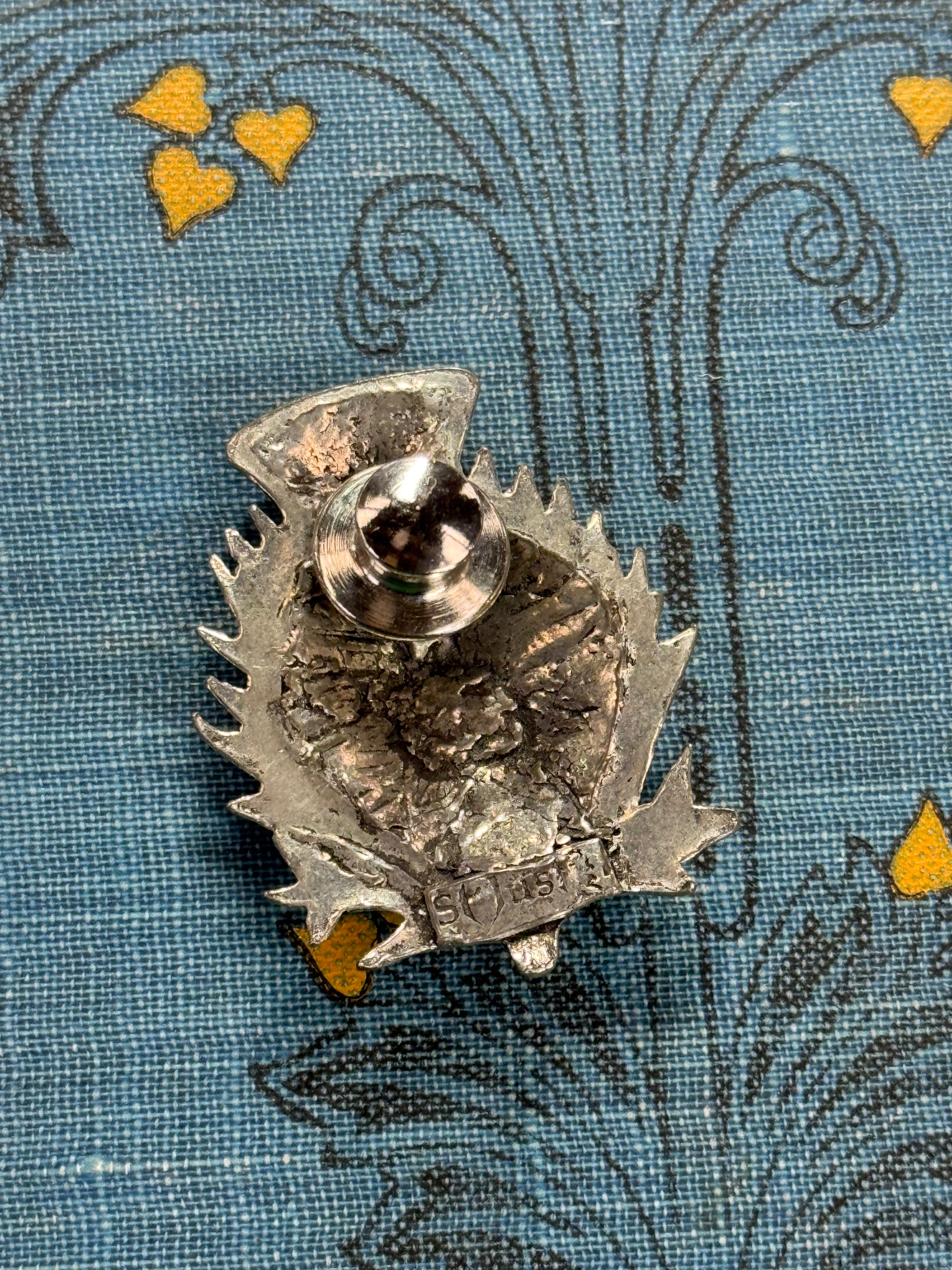 Stunning Scottish Thistle Brooch