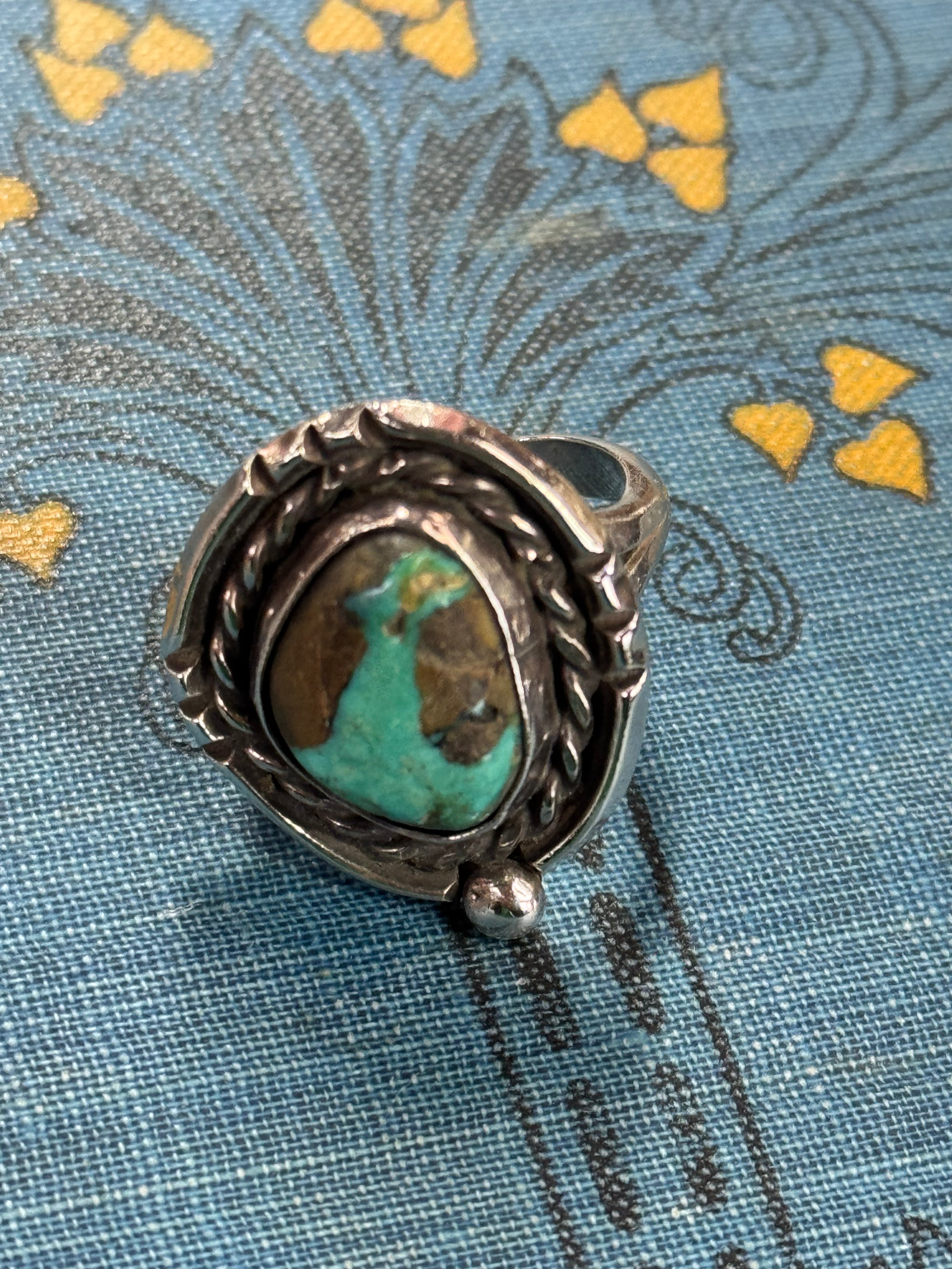 Sterling Silver Turquoise Ring - A stunner