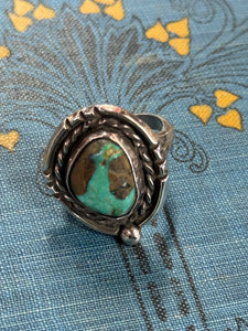 Sterling Silver Turquoise Ring - A stunner