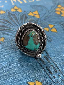 Sterling Silver Turquoise Ring - A stunner