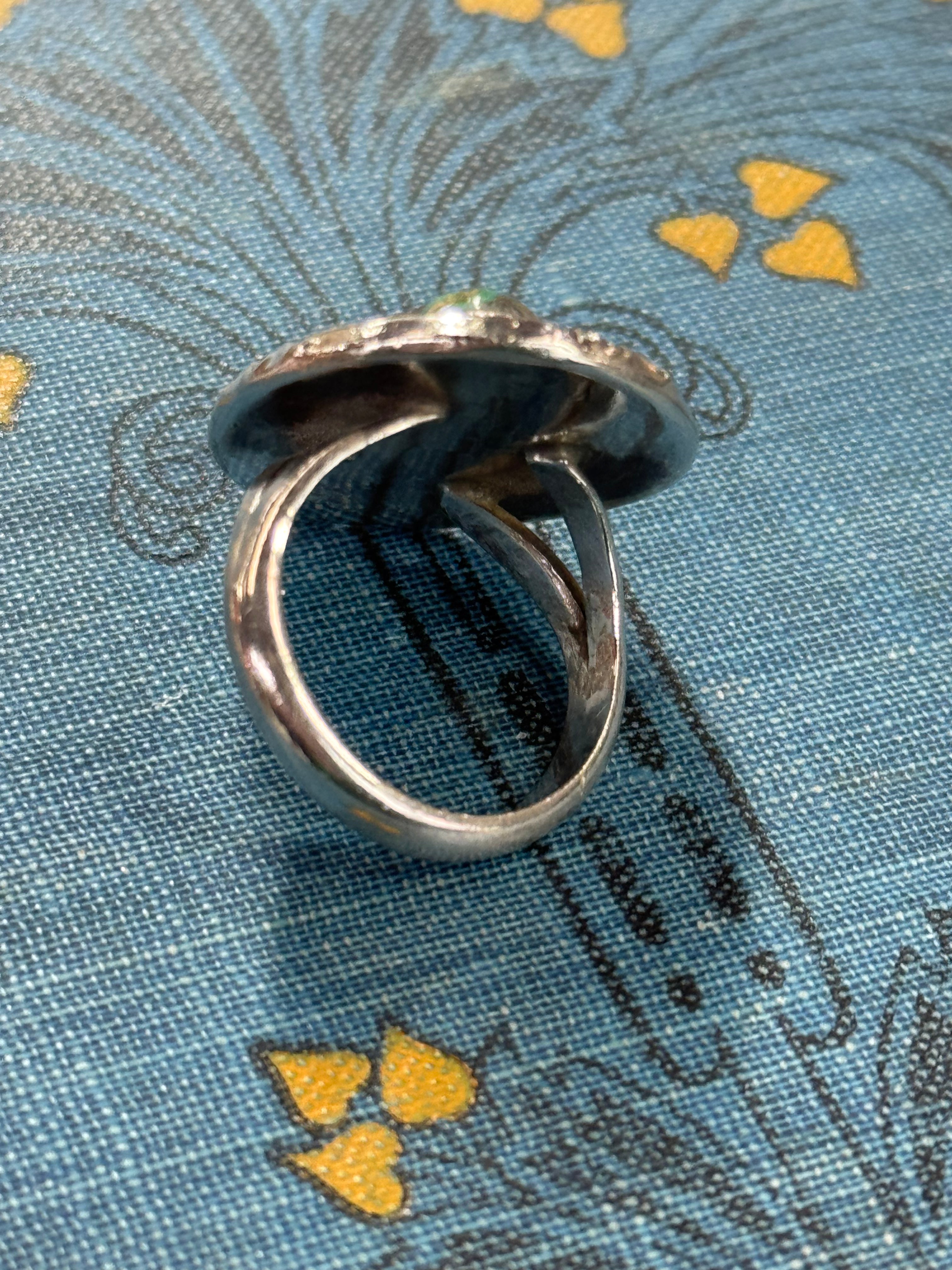 Sterling Silver Turquoise Ring - A stunner